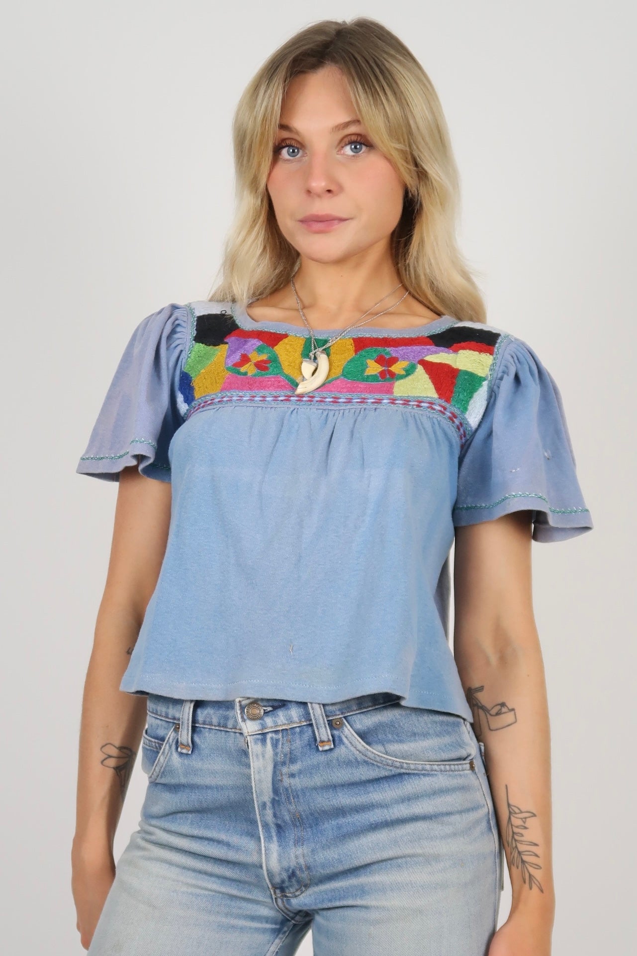 Early Biba hippie cotton tshirt