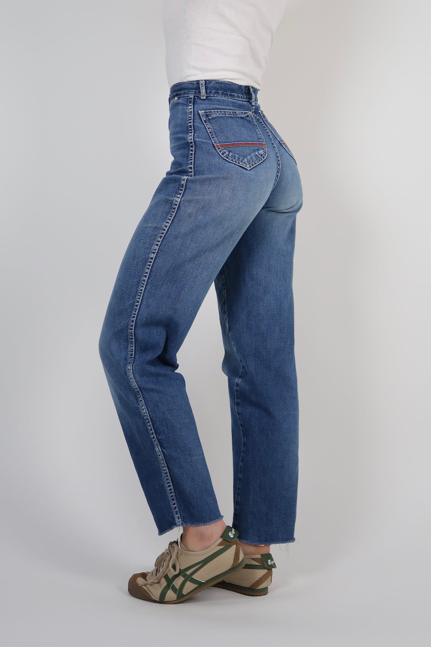 Late 1970s palm tree jeans