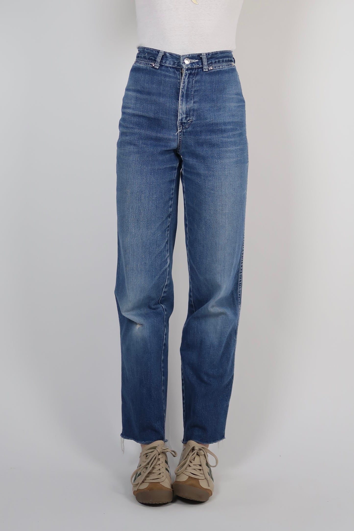 Late 1970s palm tree jeans