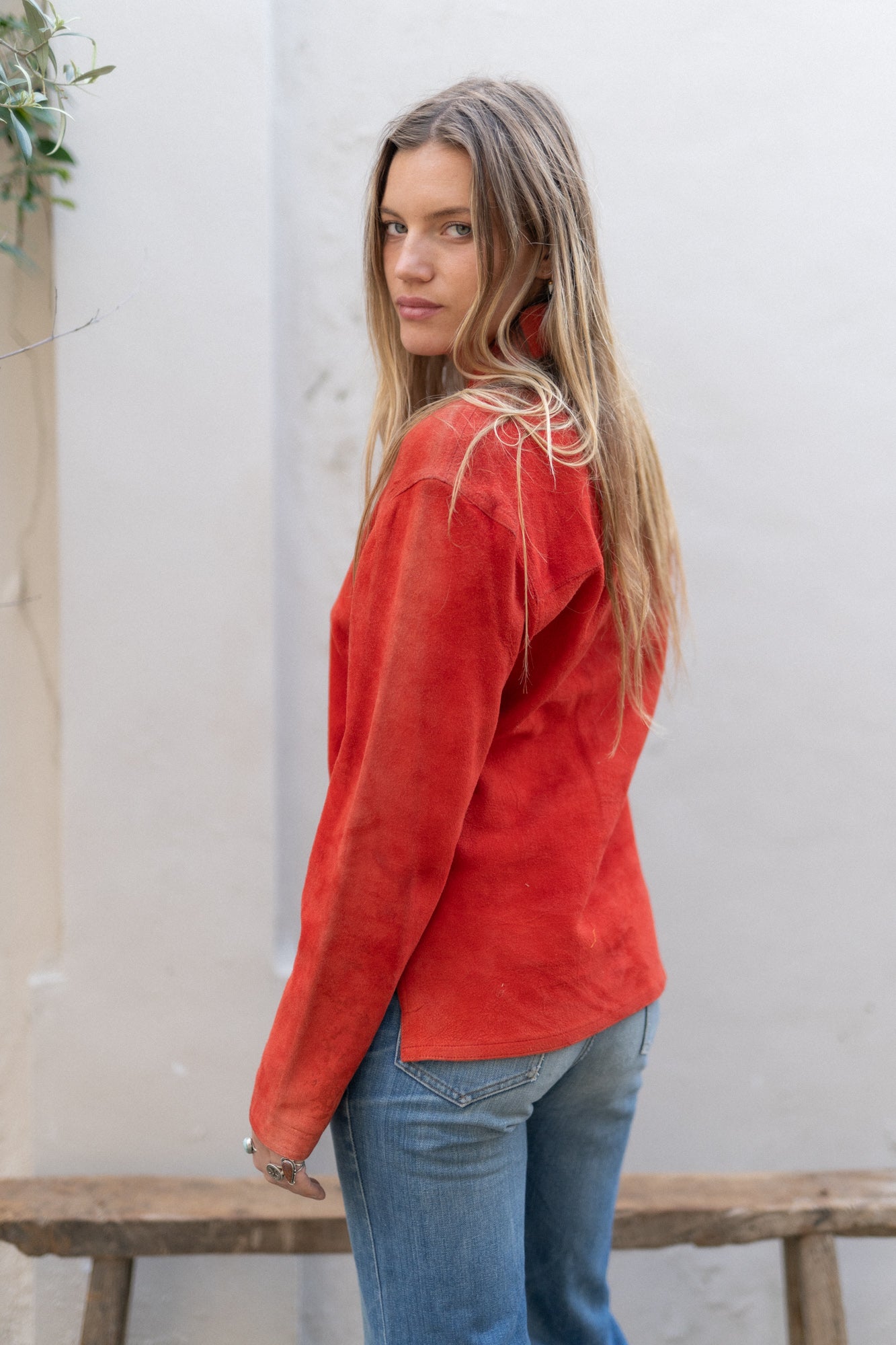 SUEDE HIPPIE SHIRT