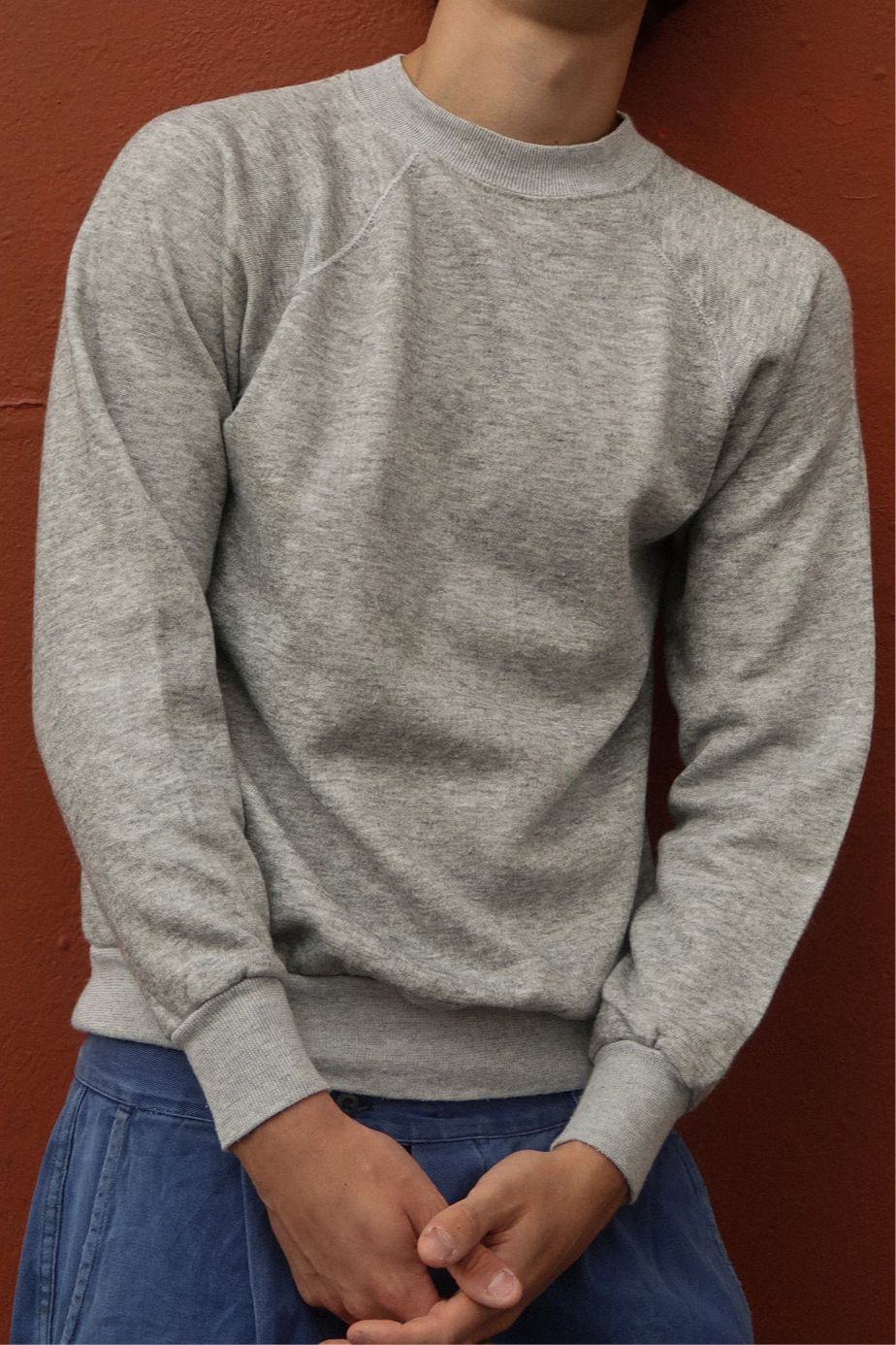 1970s grey sweatshirt