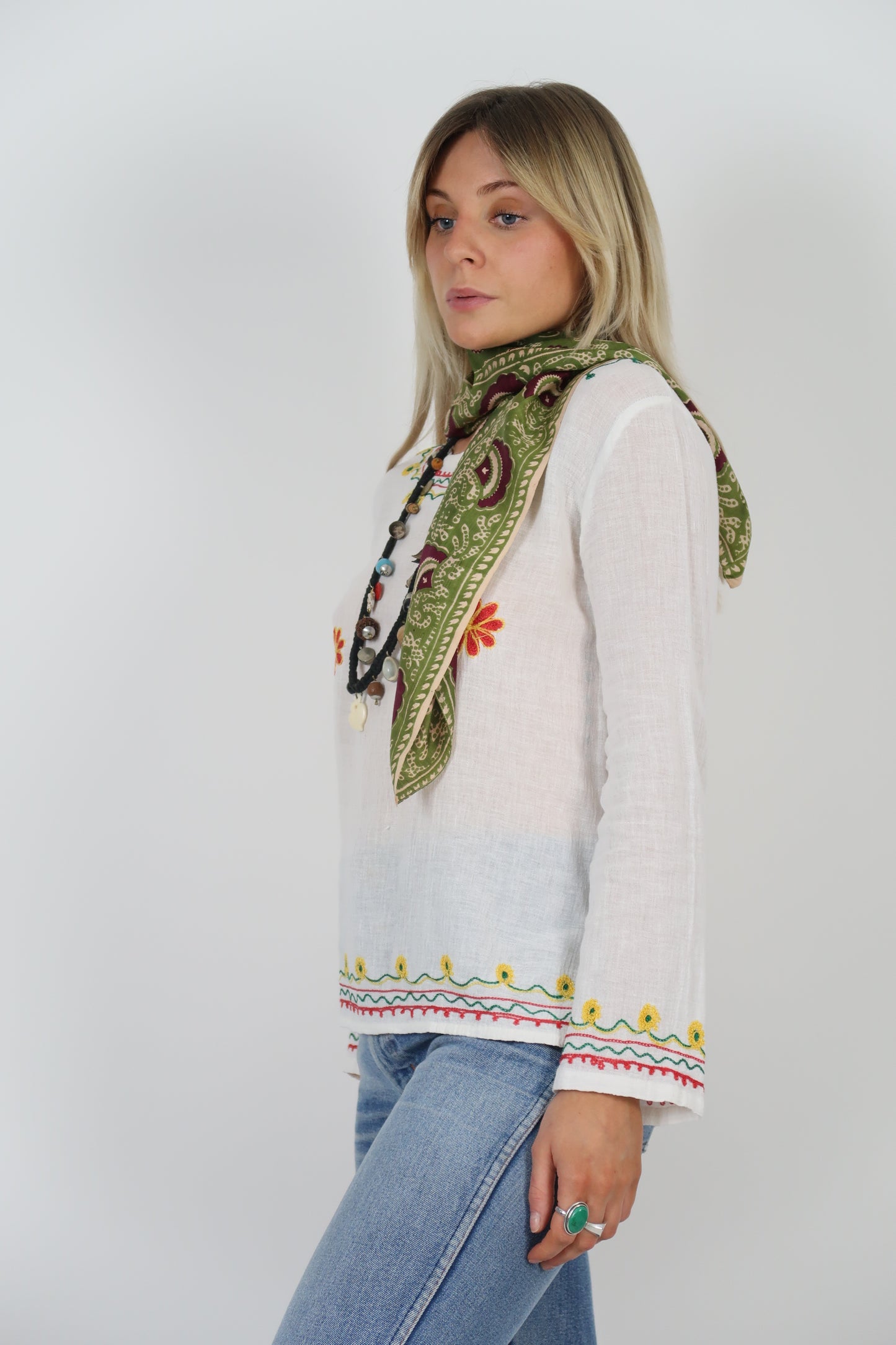 1960s silk scarf