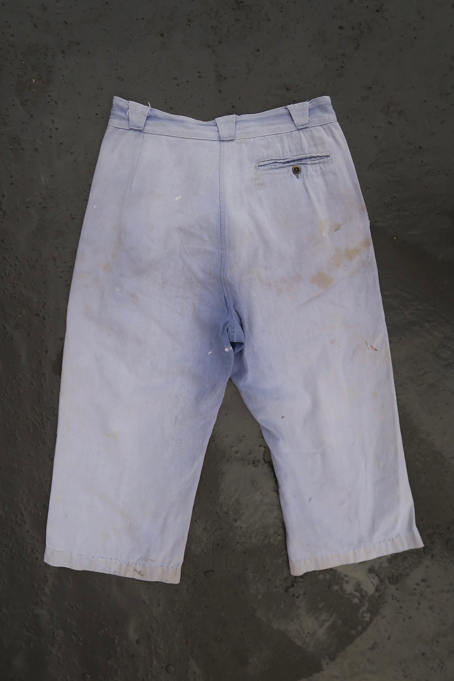 Cropped work wear pants