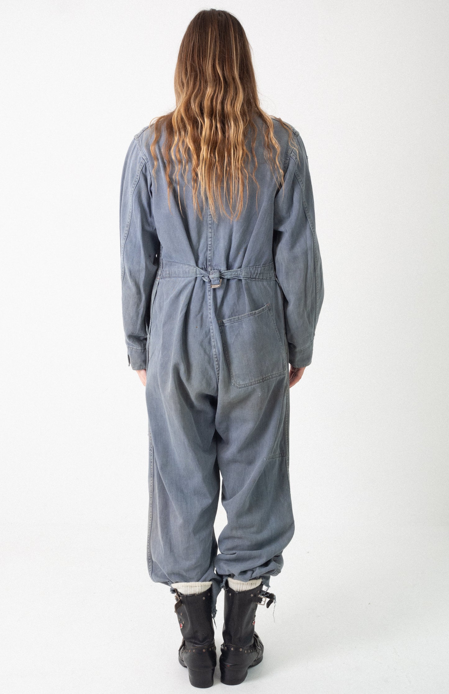LATE 1940S/ 50S ROYAL NAVY OVERALL GREY