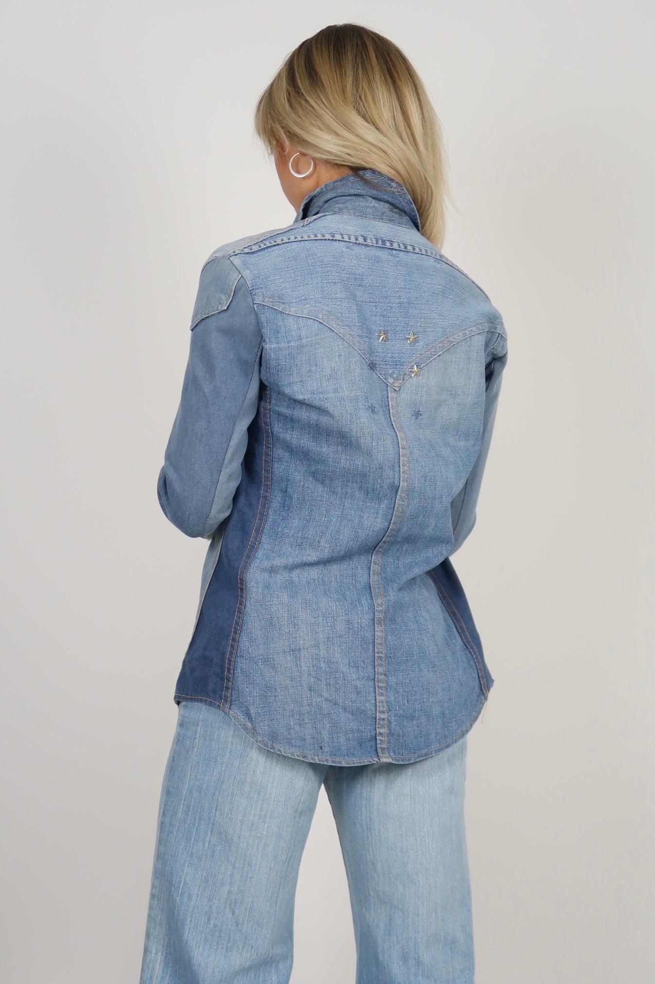 60s customised denim shirt