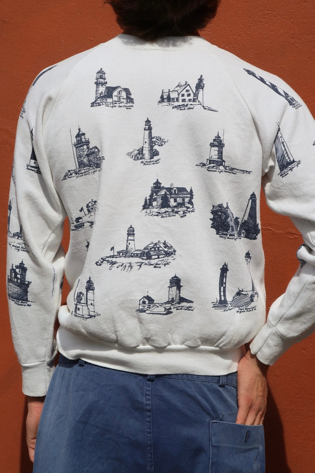 80s printed sweatshirt