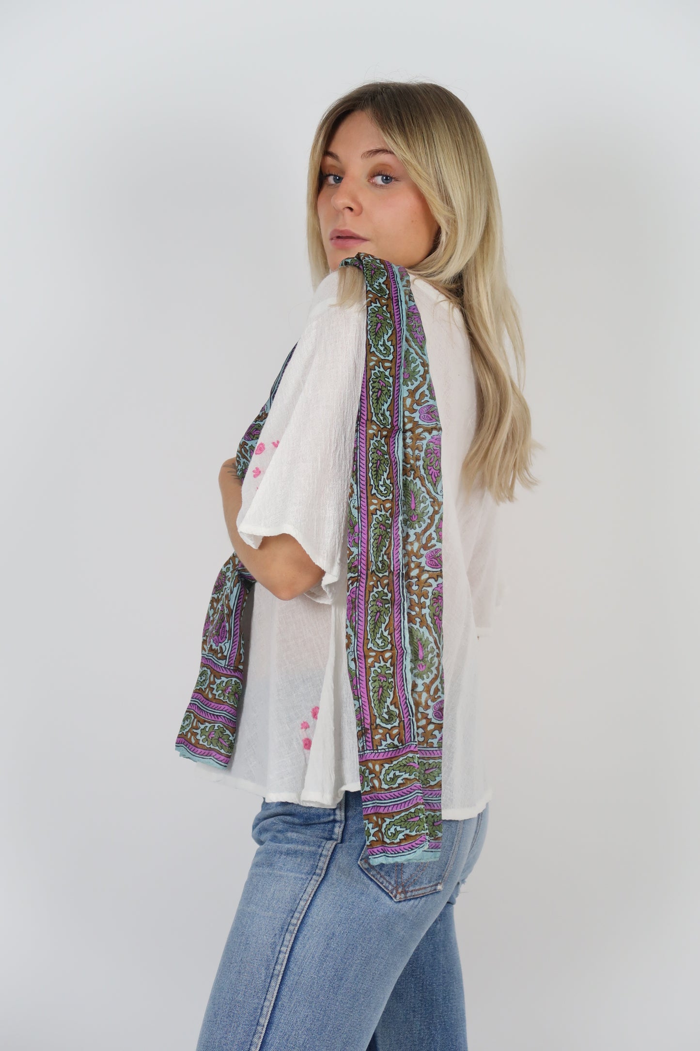 1960s silk scarf