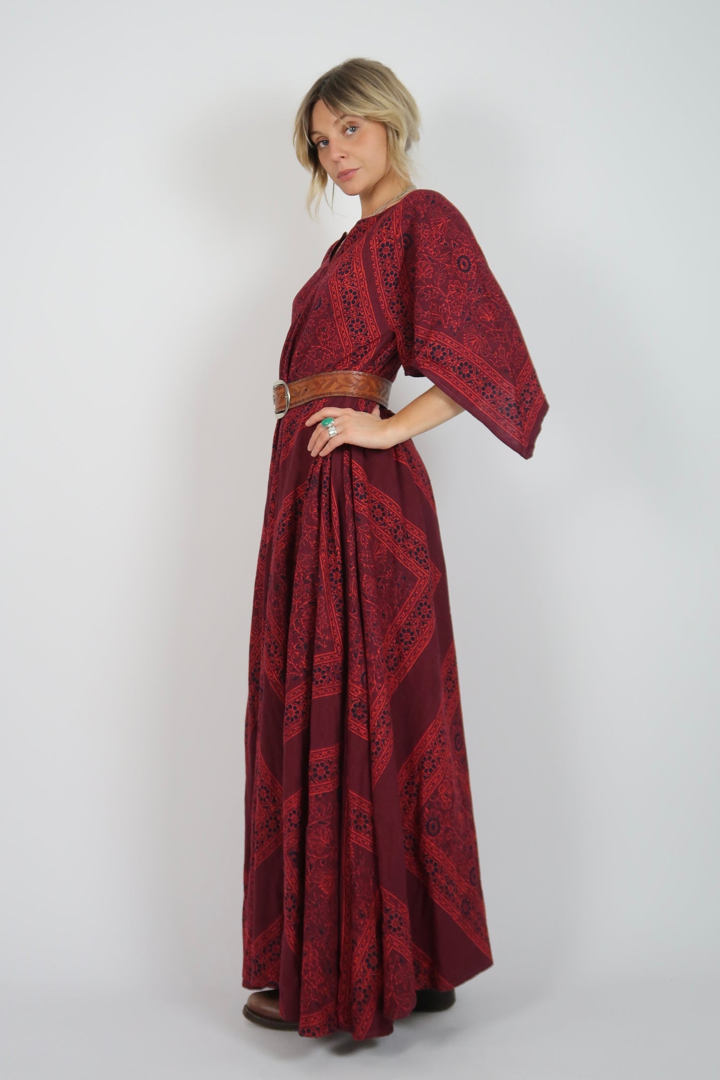1970s Ayesha Davar maxi dress