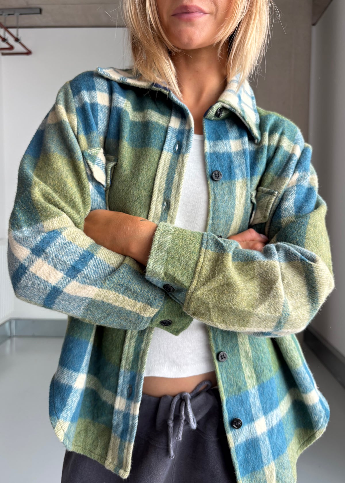 70s Sears wool flannel
