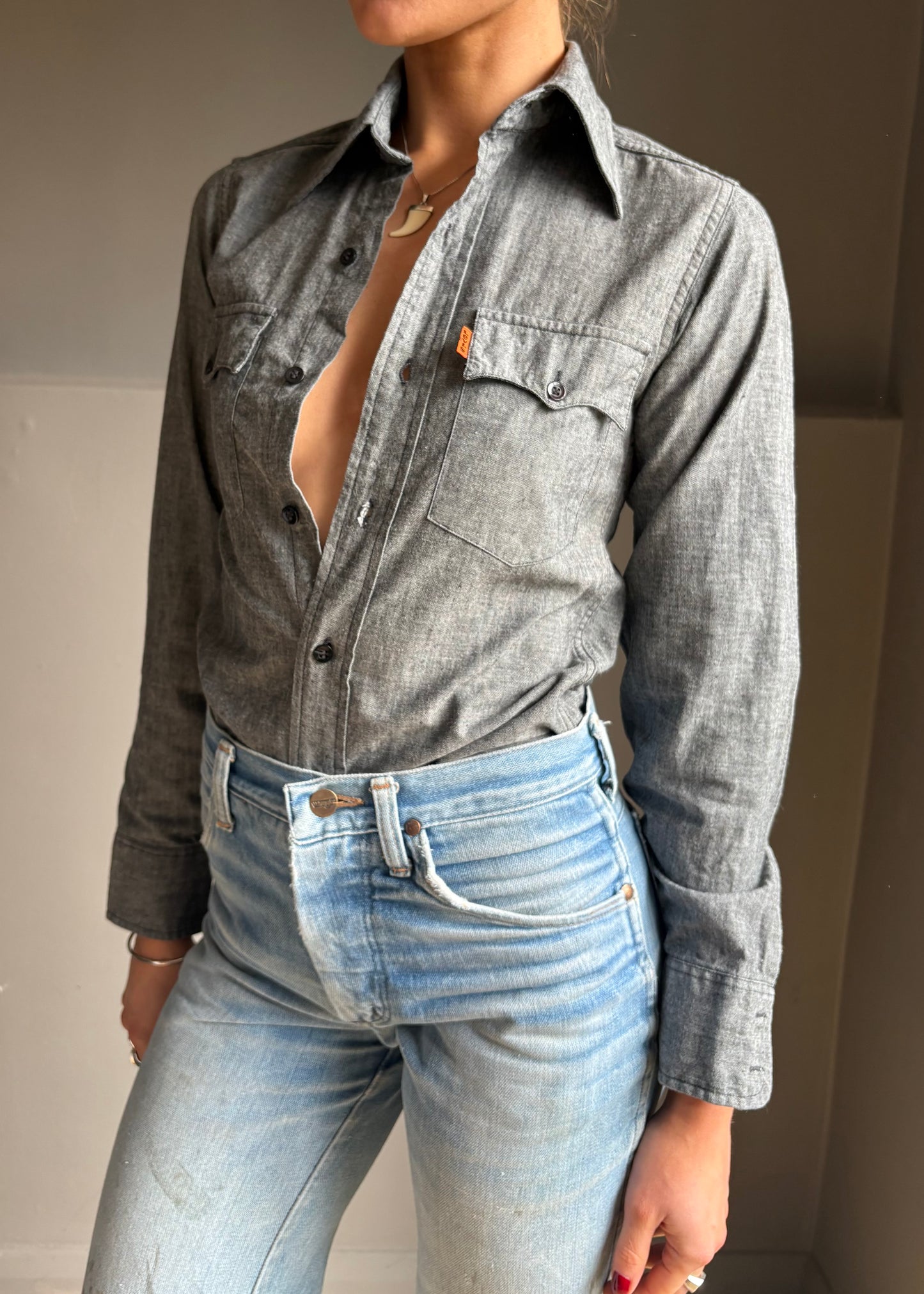 Black wash Levi’s shirt