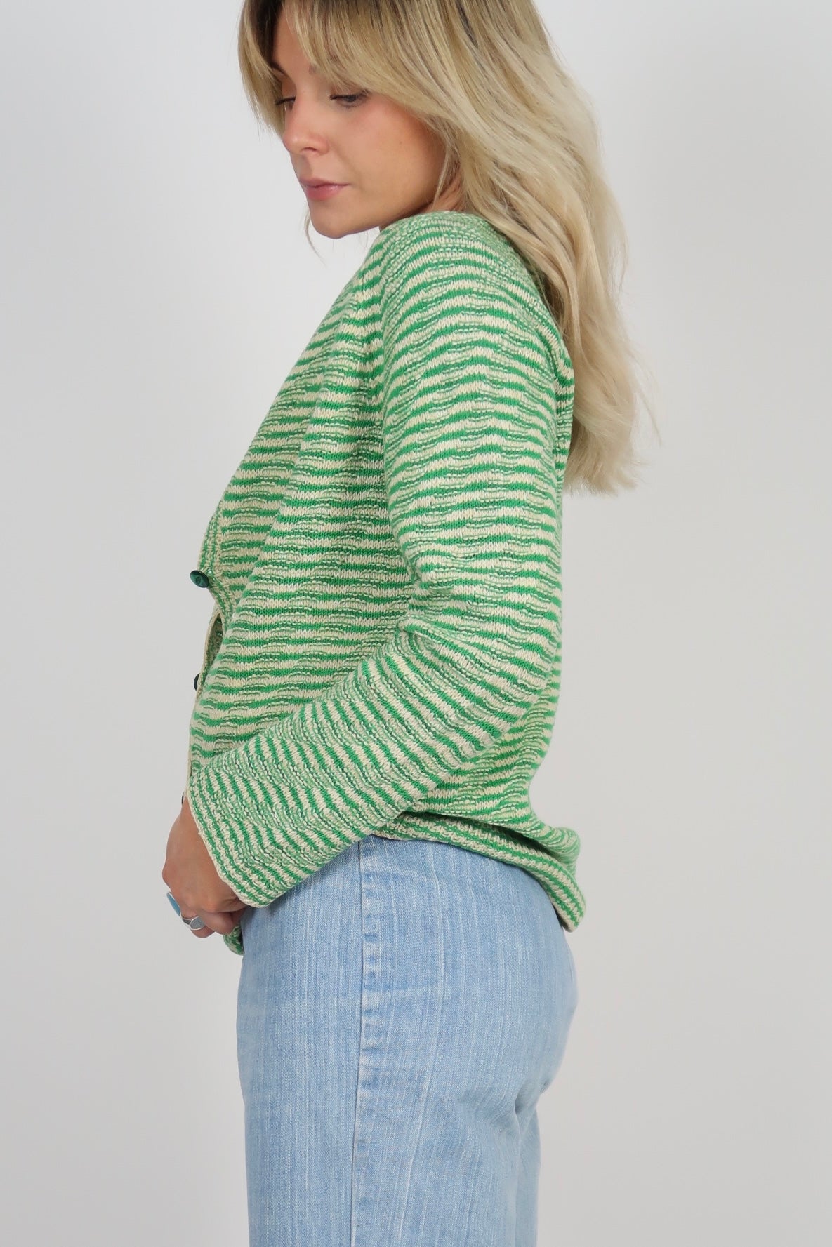 50s Green cardigan