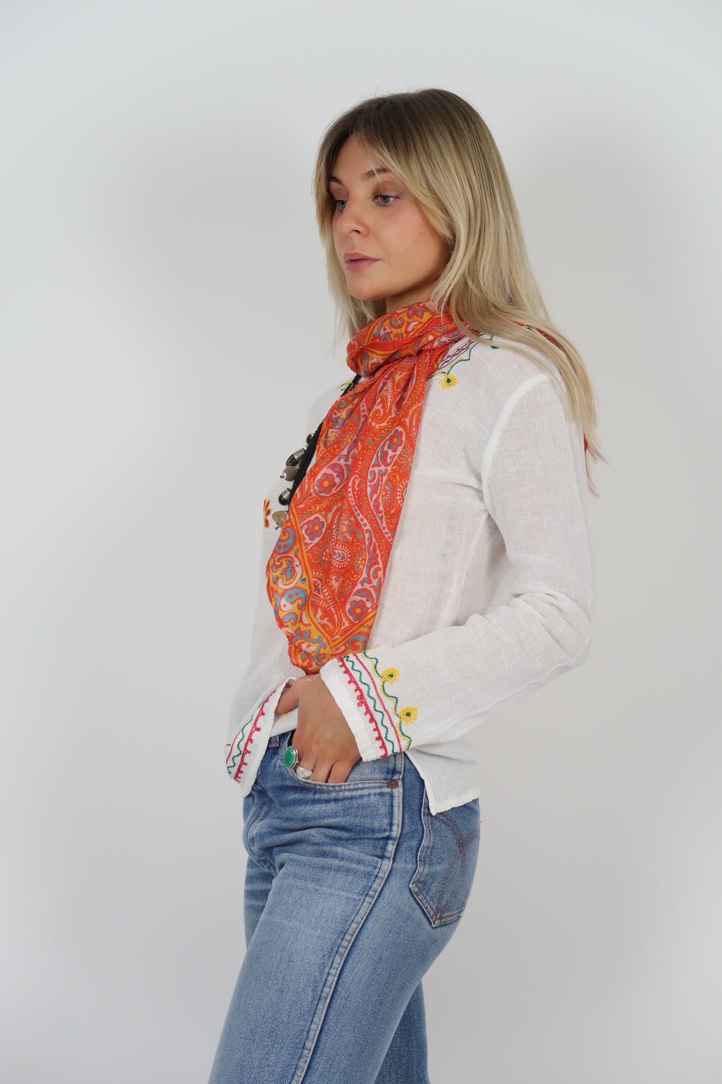 1970s silk scarf