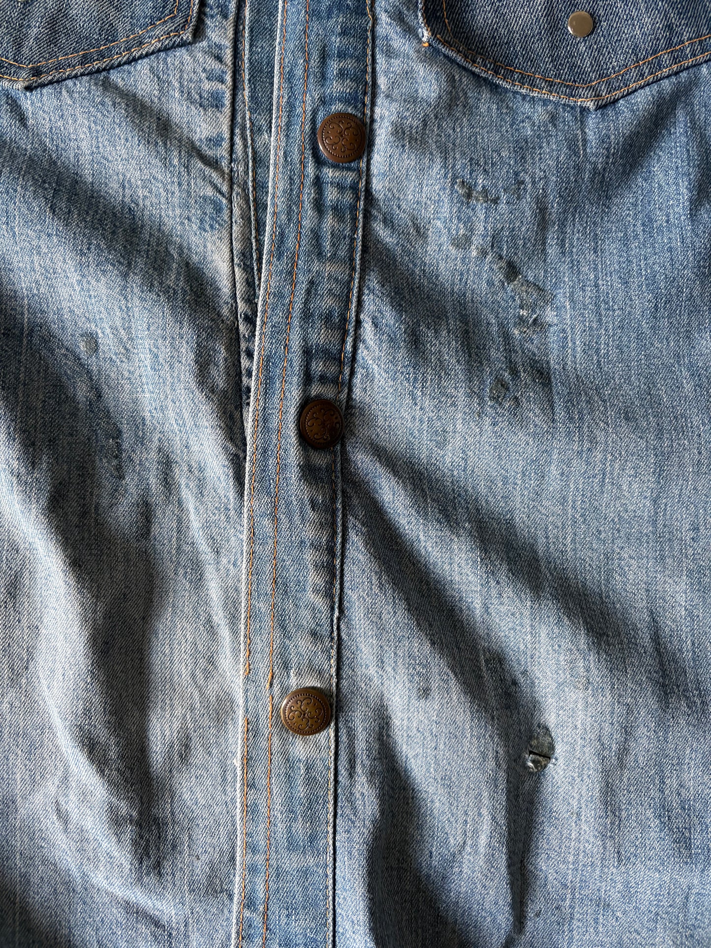 60s customised denim shirt