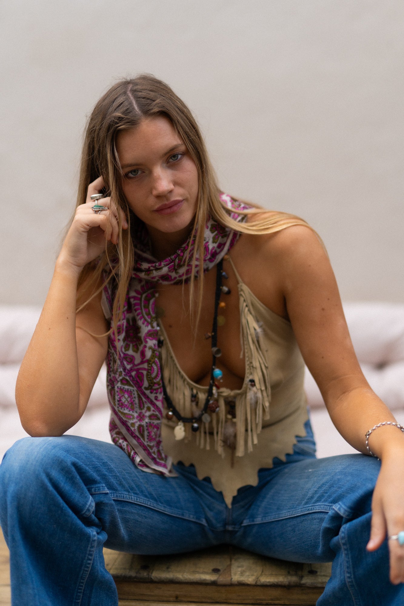 INDIAN SILK SCARF