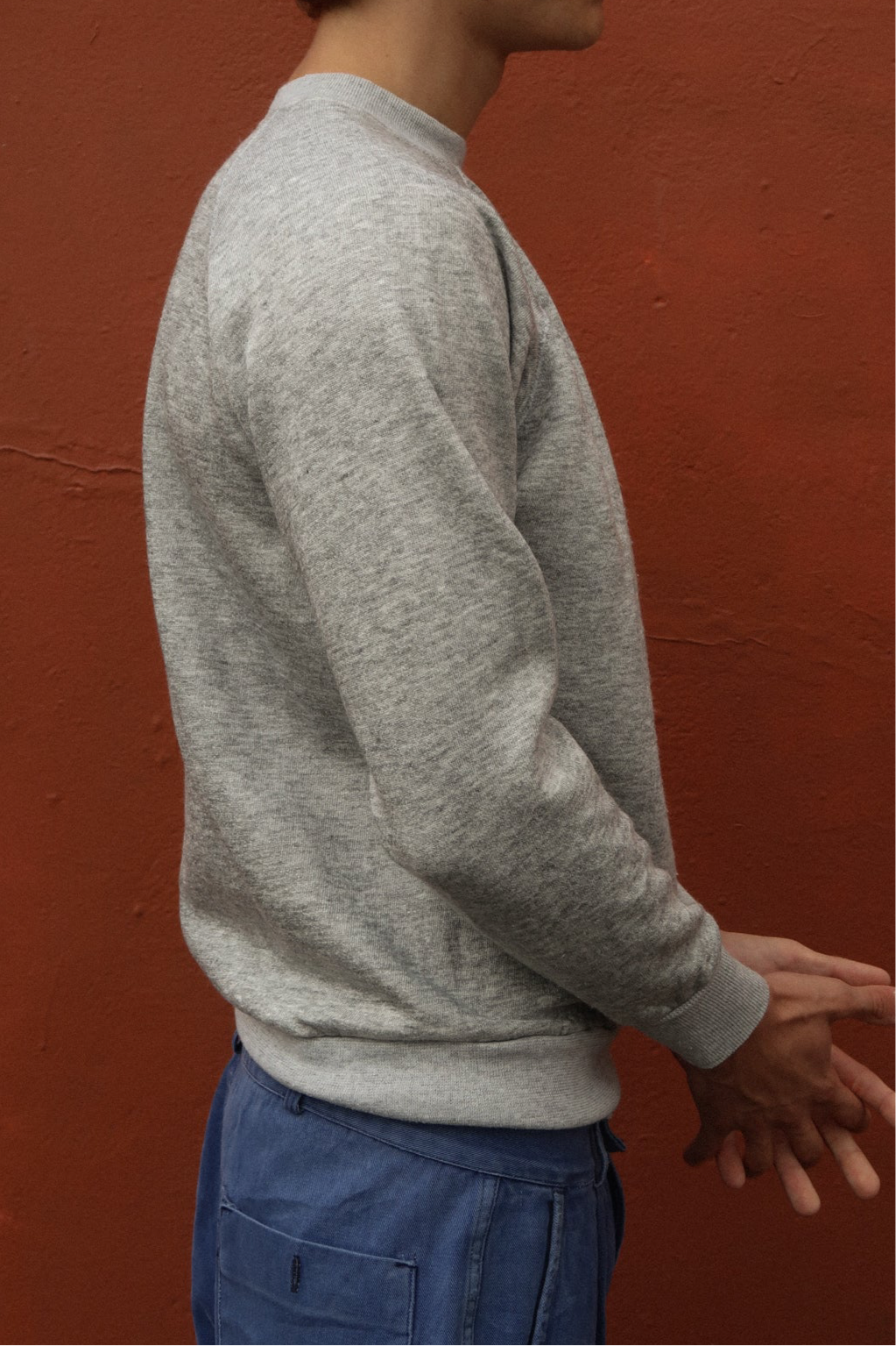 1970s grey sweatshirt