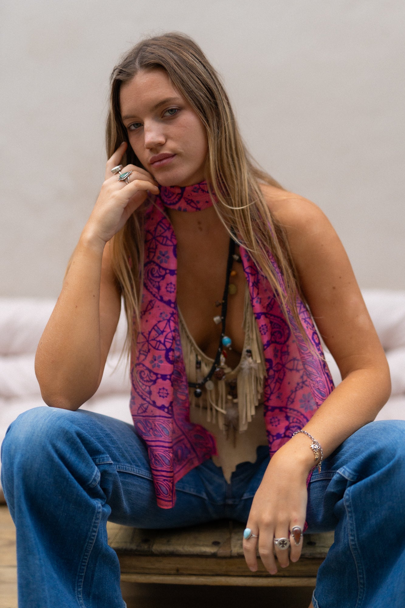 INDIAN SILK SCARF