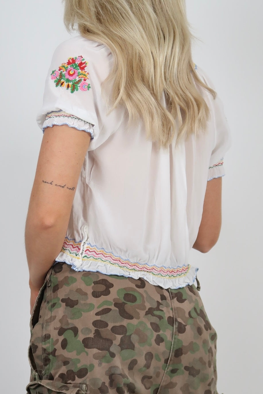 40s prairie Hungarian blouse