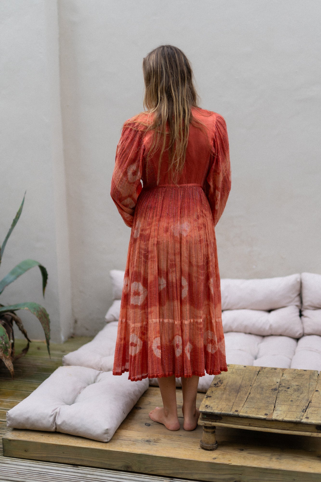 INDIAN LUREX PEACOCK DRESS