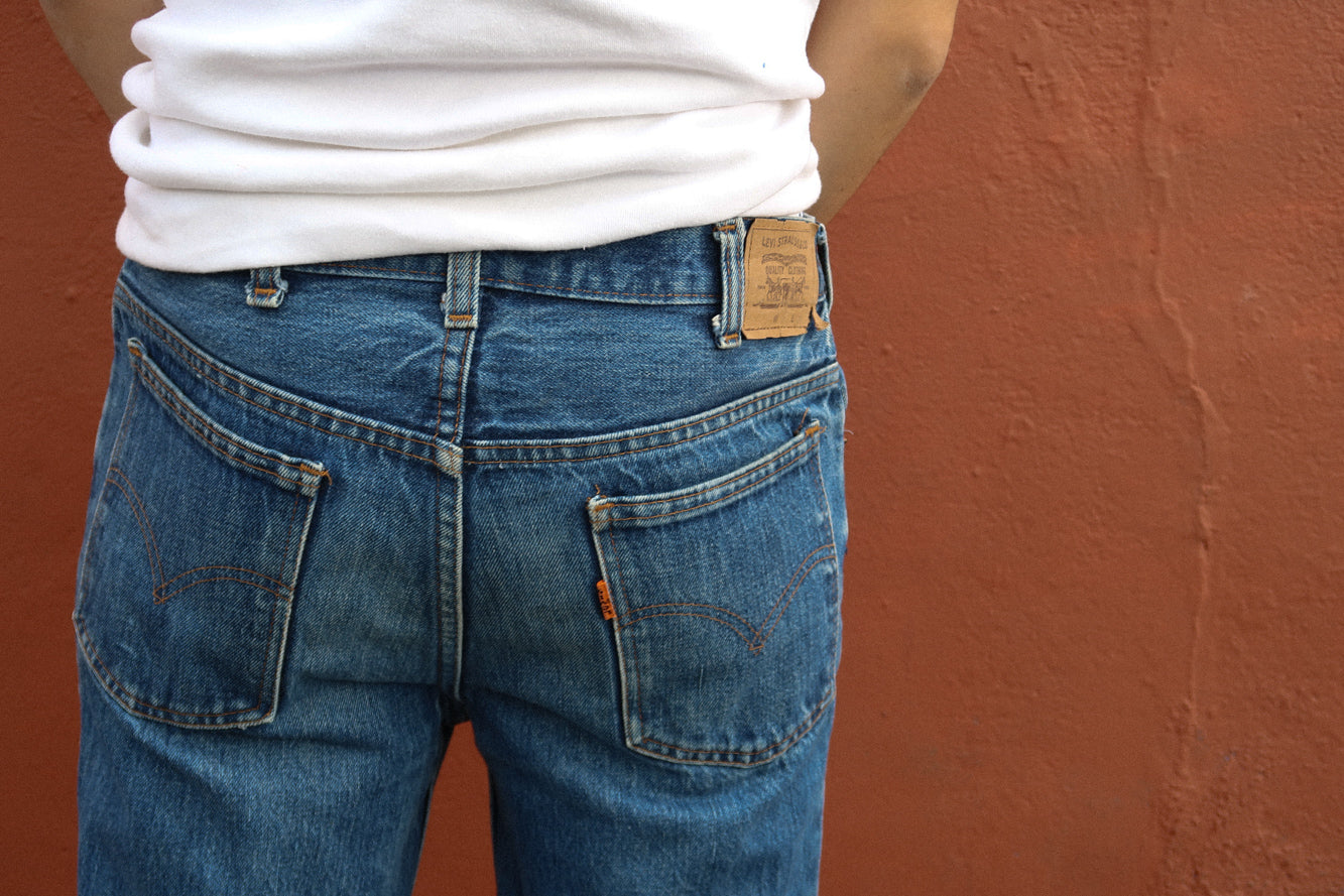 1980s orange tab Levi’s 1