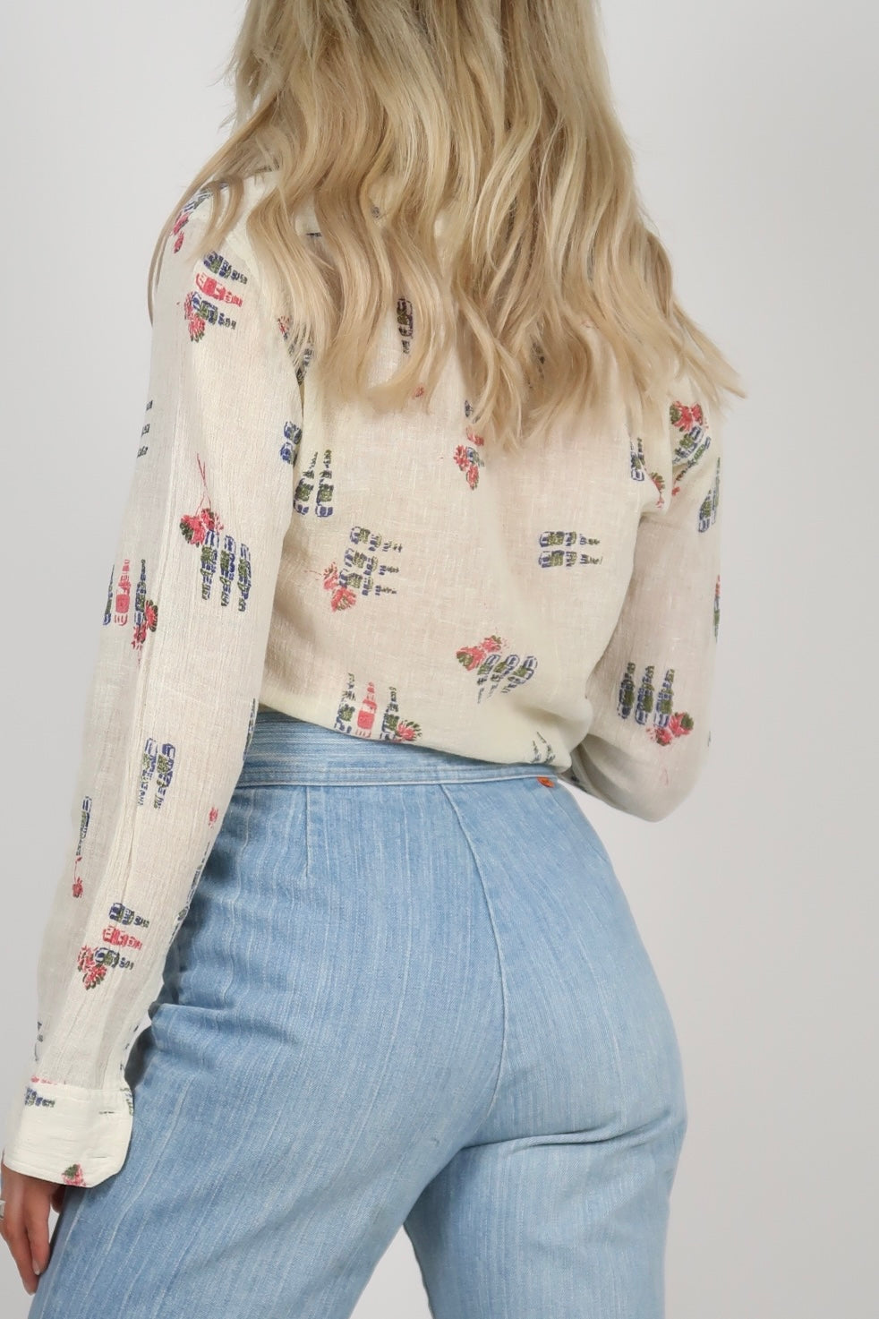 70s cheesecloth shirt