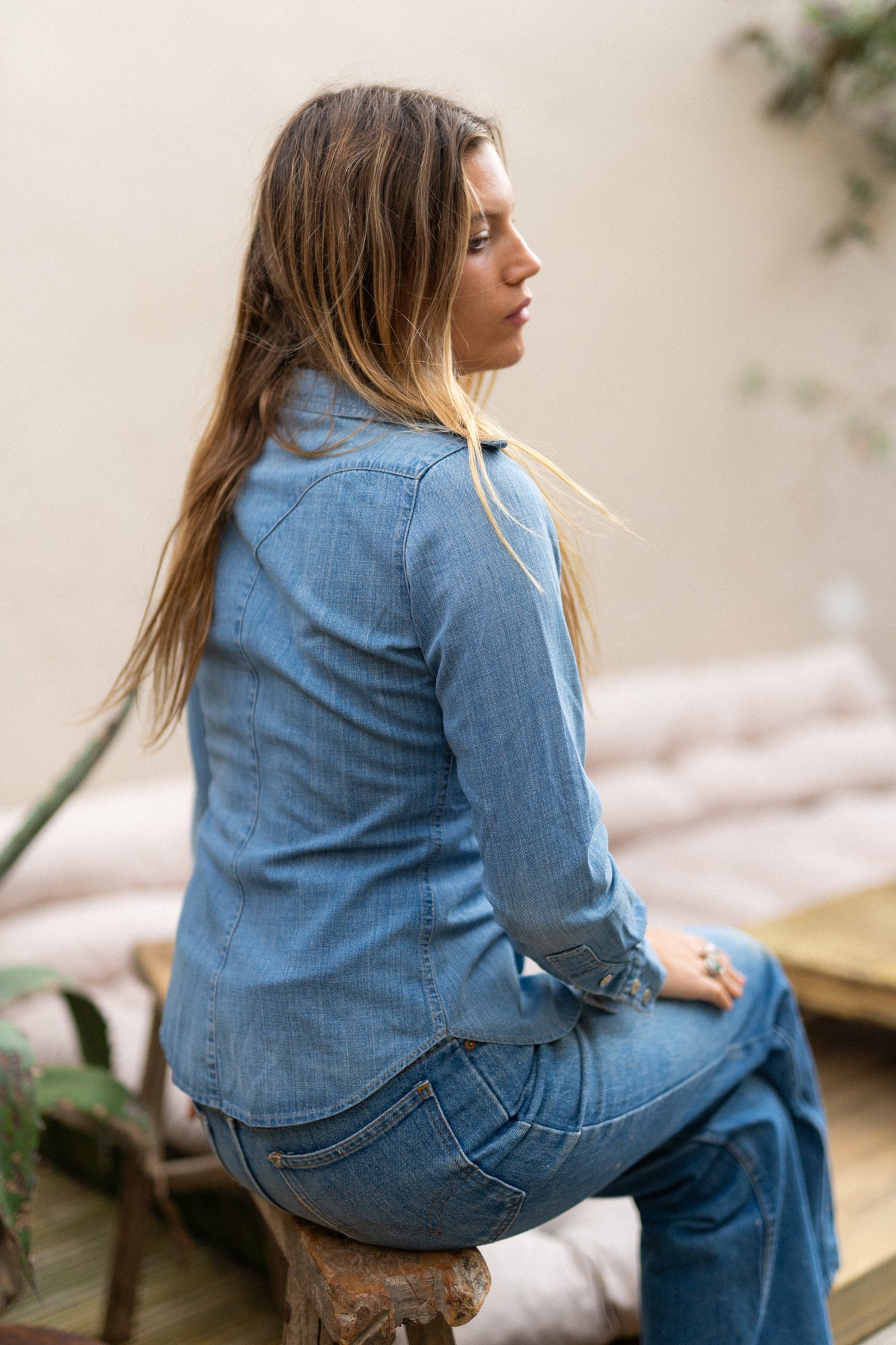 GUL AND BLA DENIM SHIRT