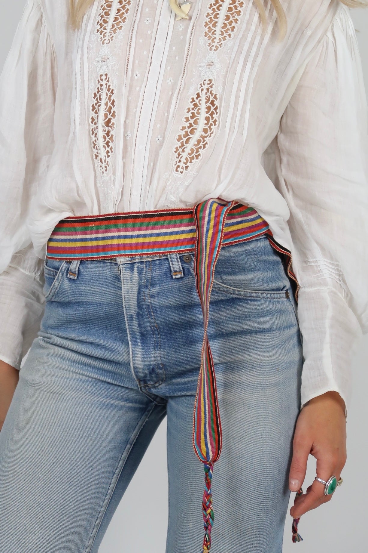 Rope strap belt