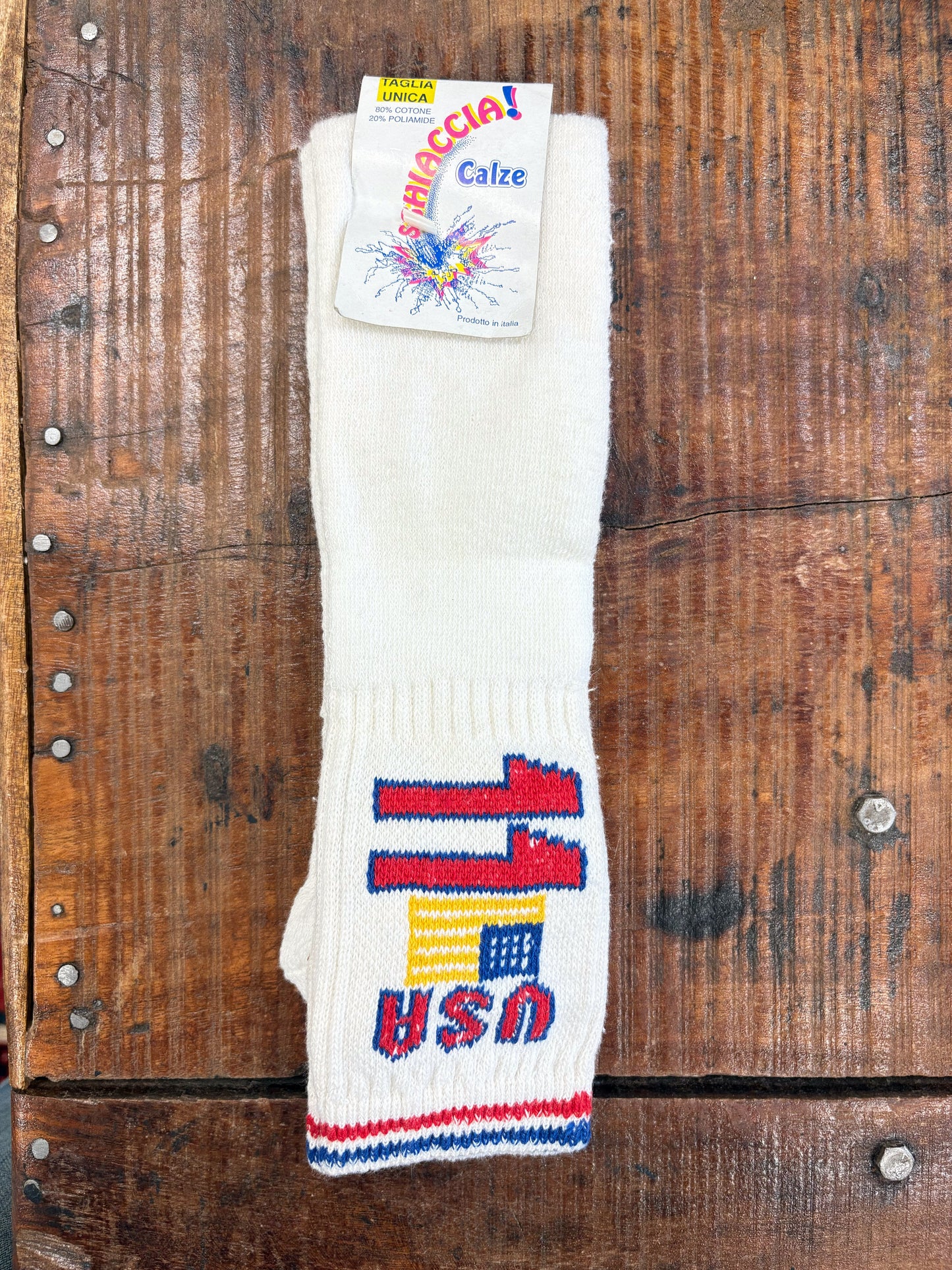80s sports long socks