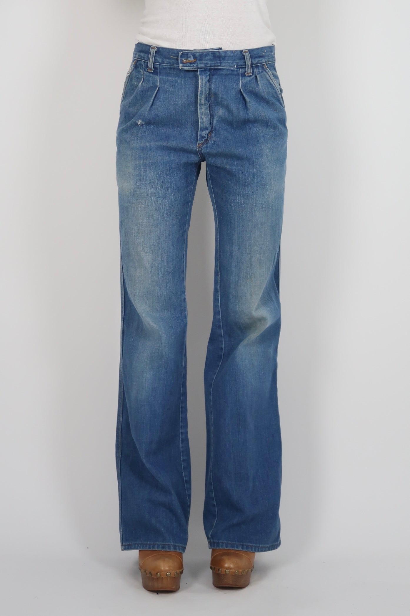 Early 70s front pleat jeans