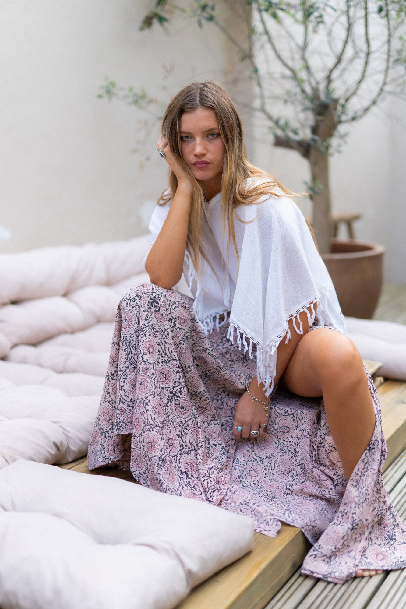 AYESHA DAVAR MAXI SKIRT