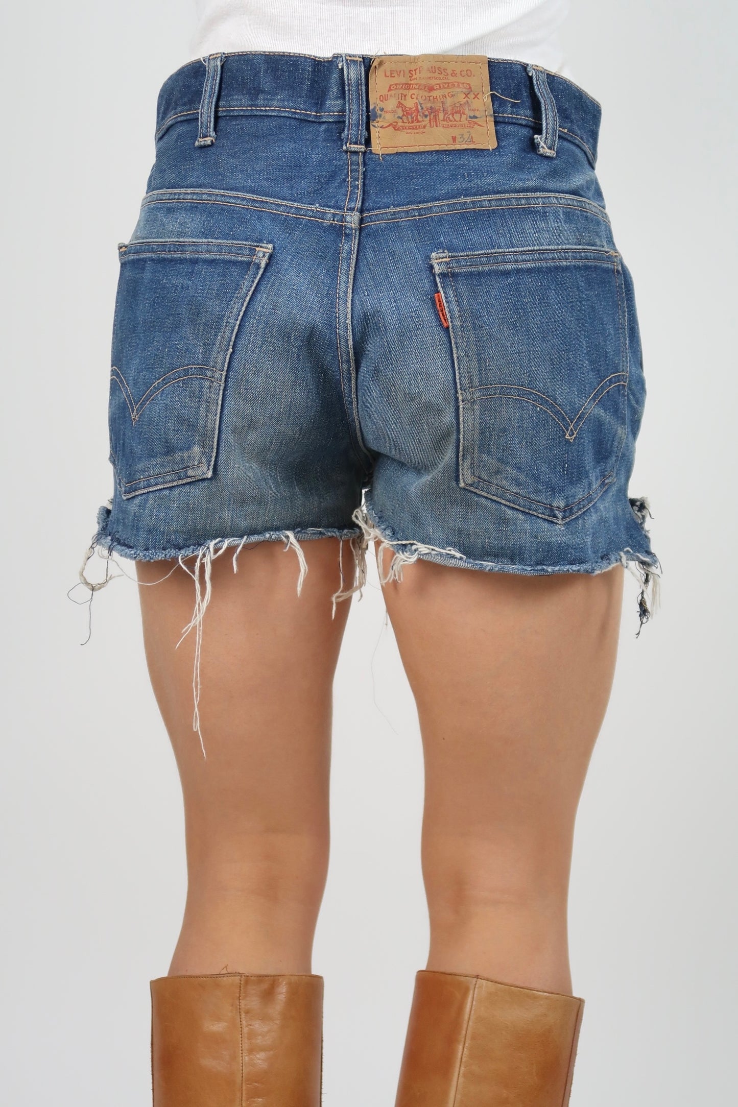 Pre 70s Big E Levi’s denim cut offs