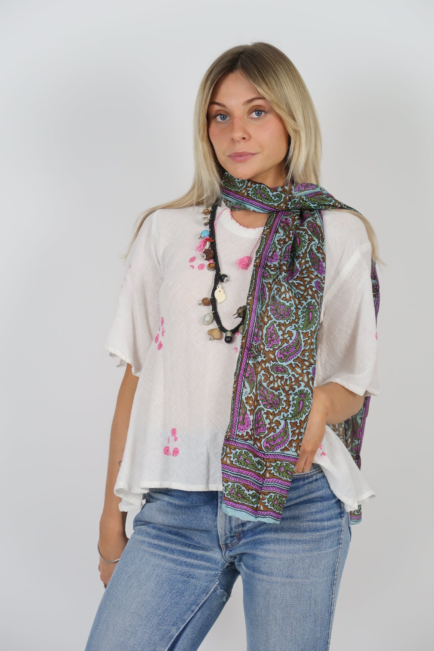 1960s silk scarf