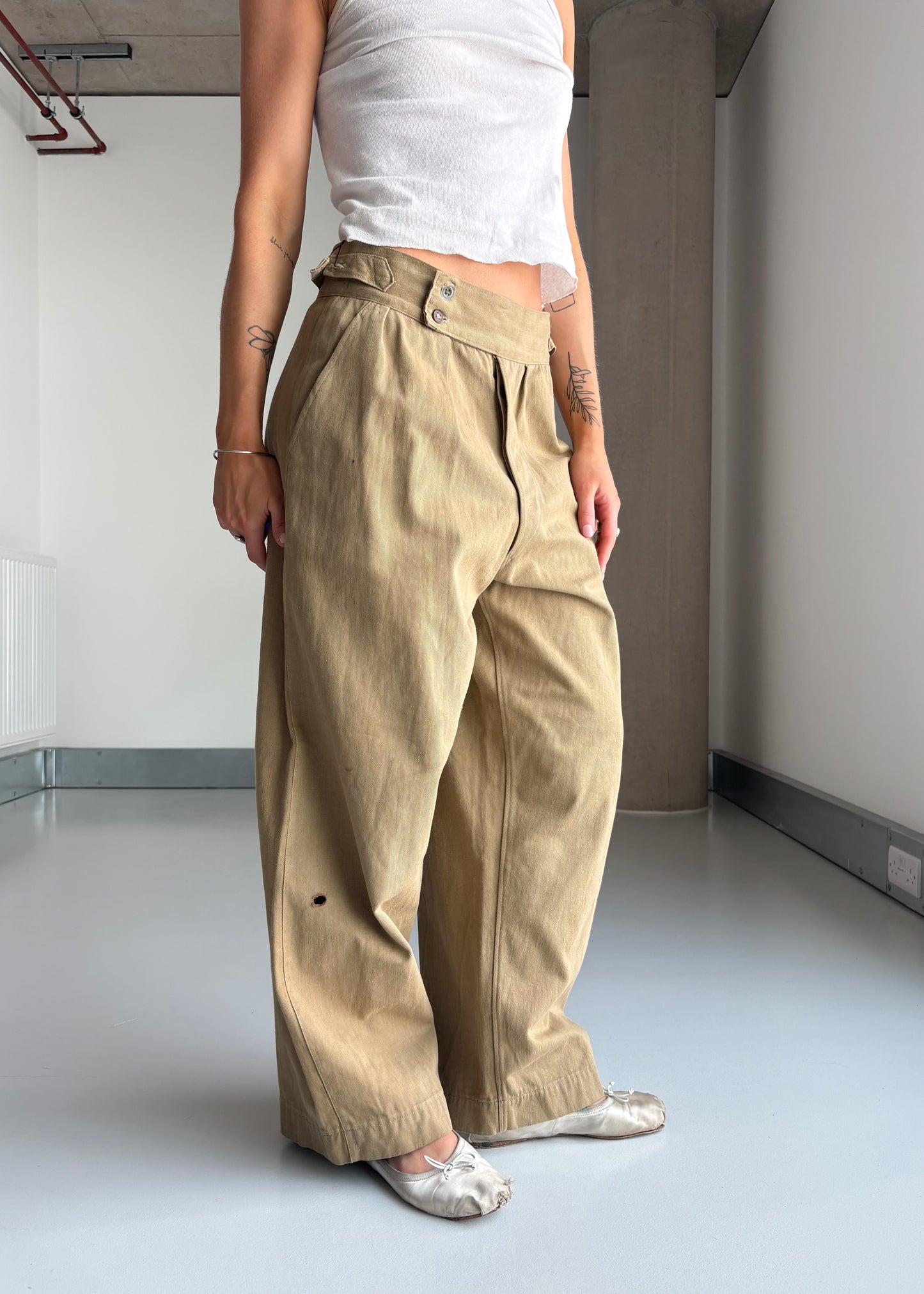1940s Indian British army pants