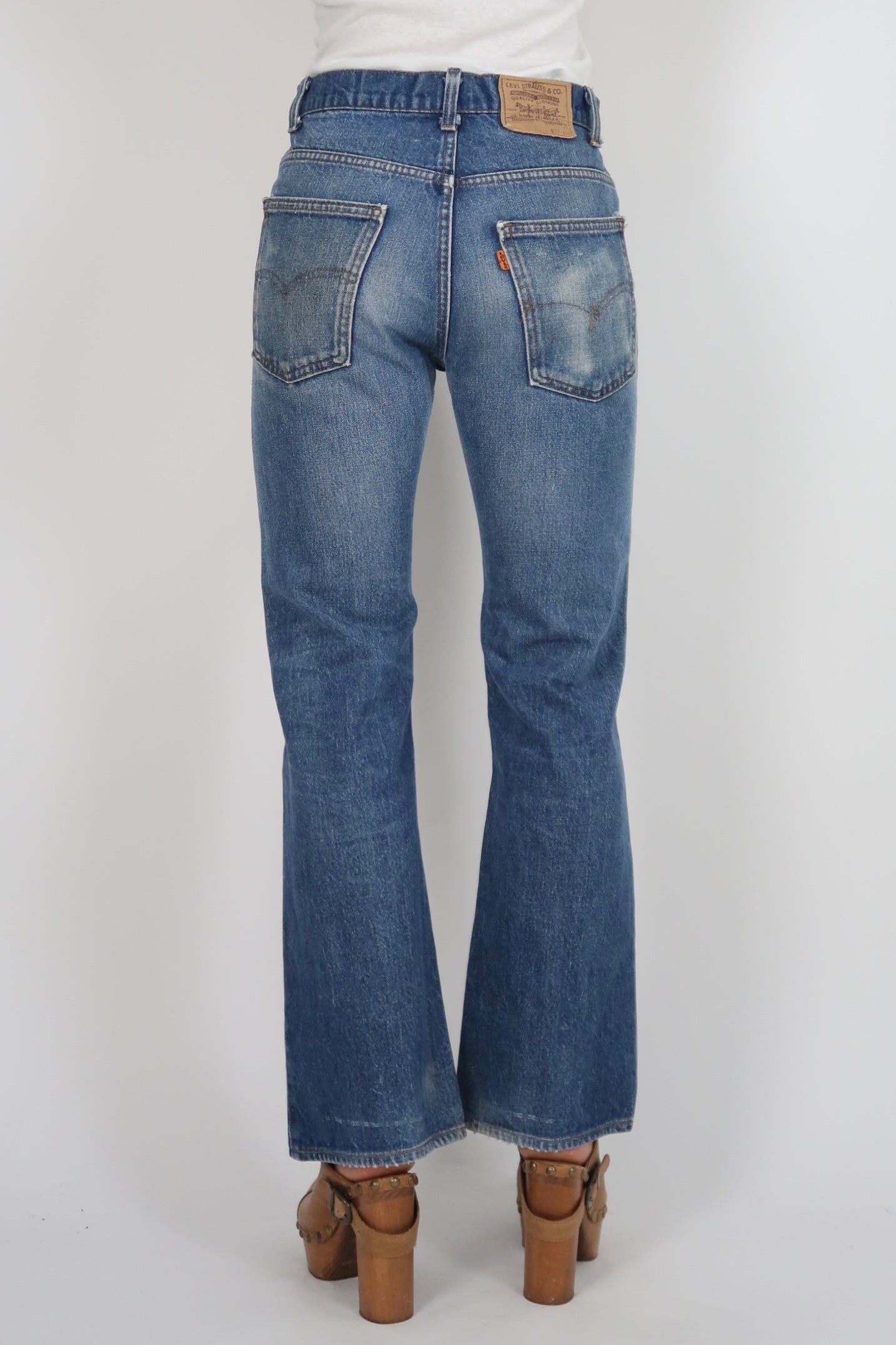 Levi’s orange tab jeans