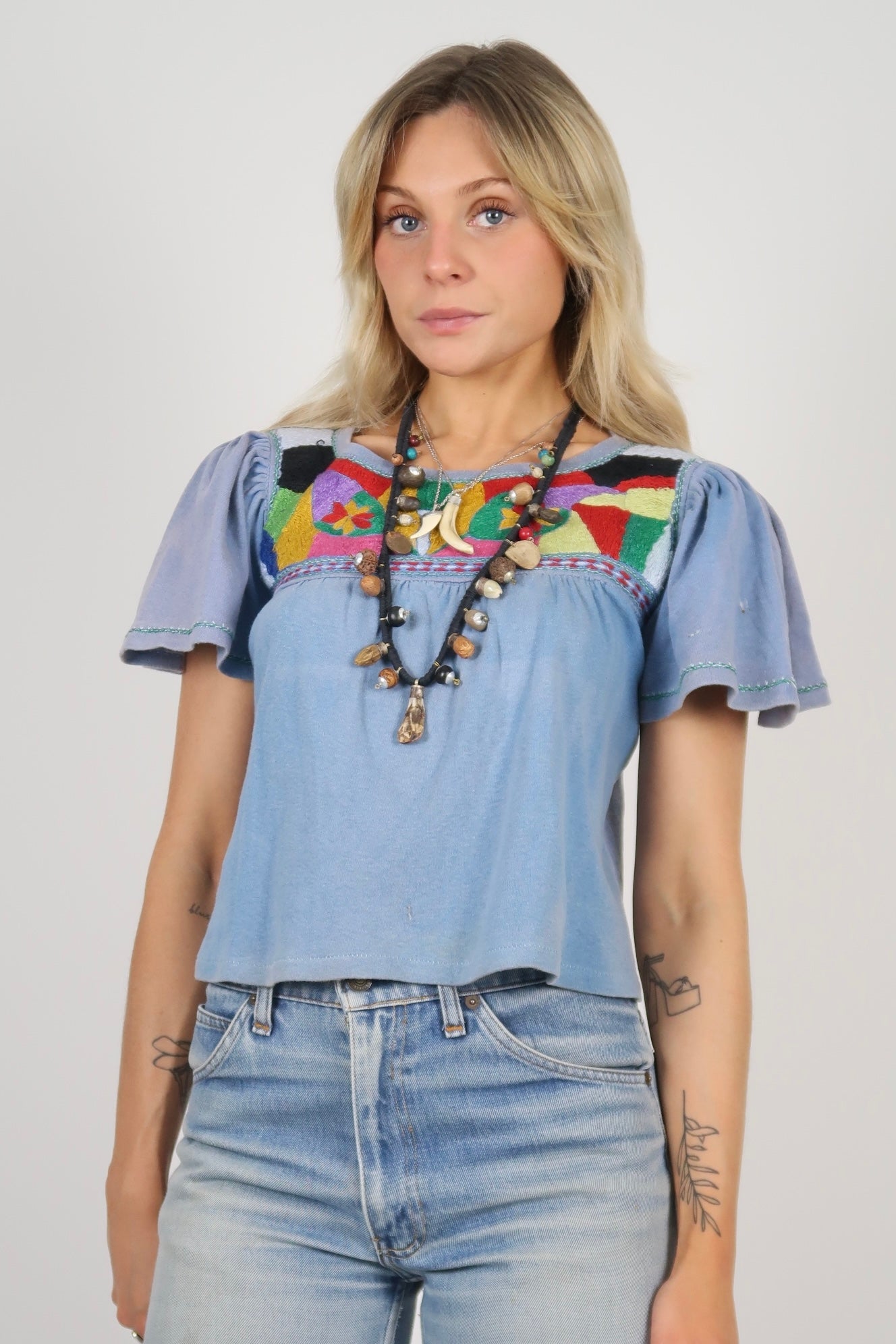 Early Biba hippie cotton tshirt