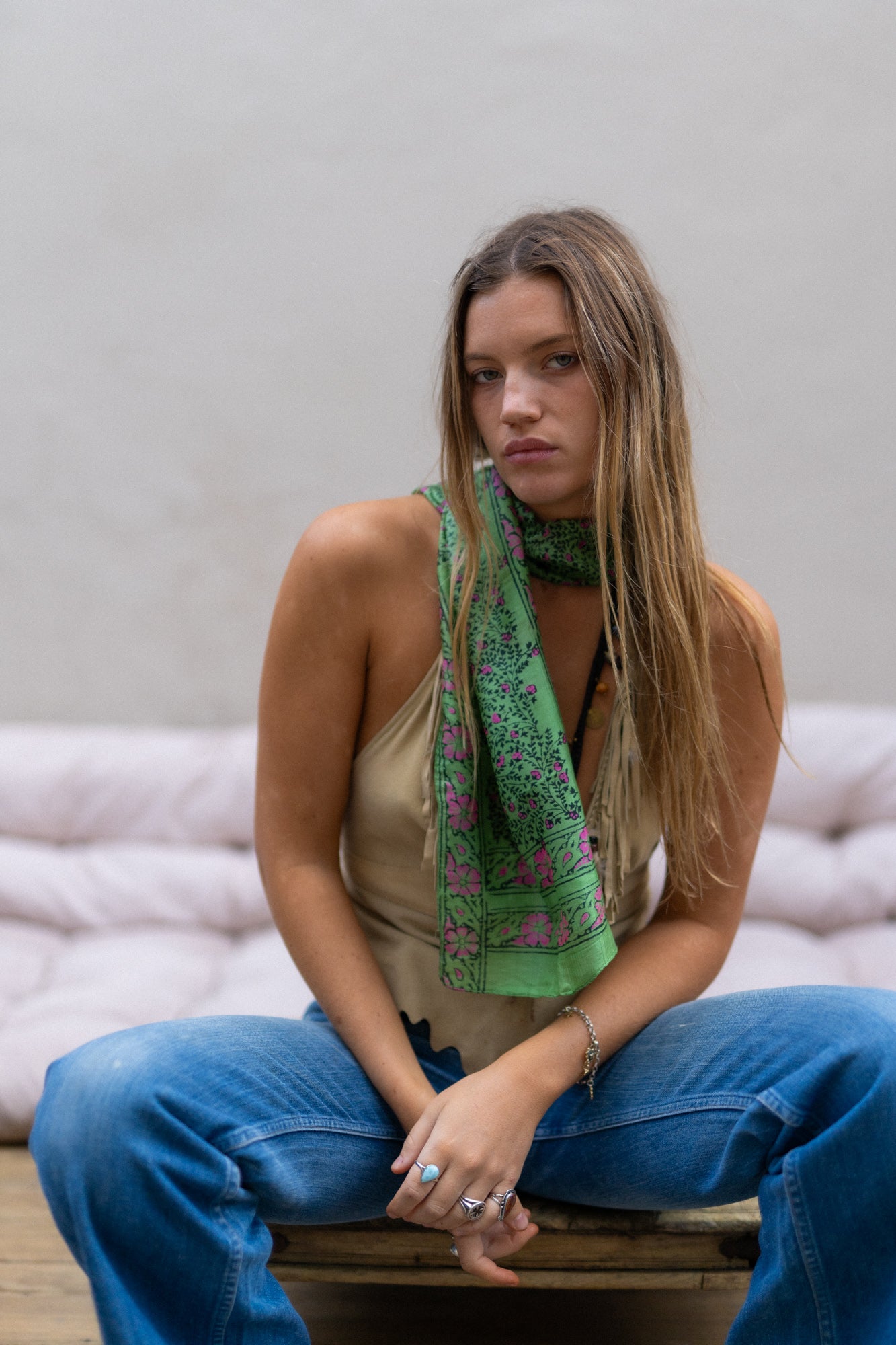 INDIAN SILK SCARF