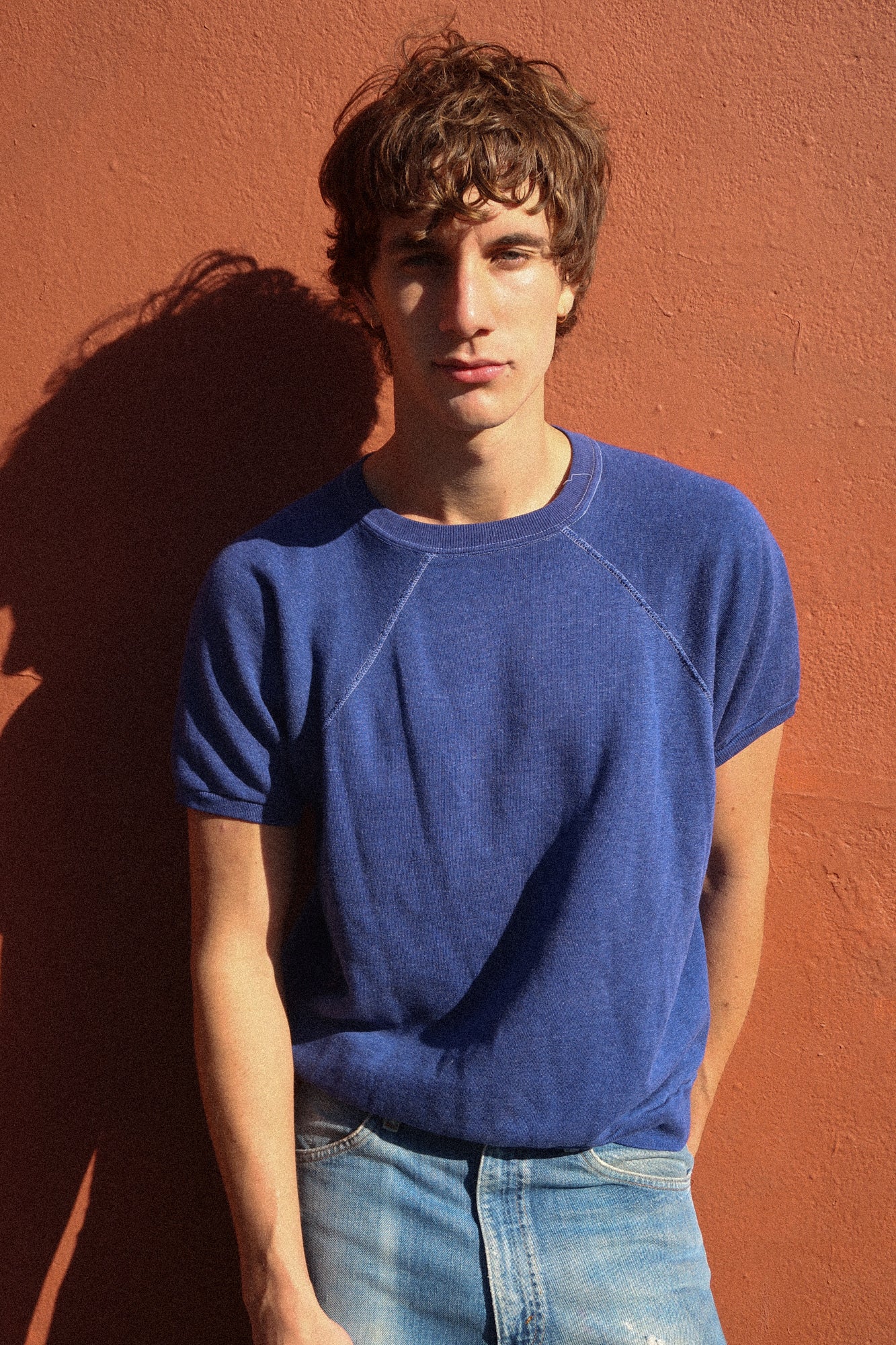 1960s blue sweatshirt