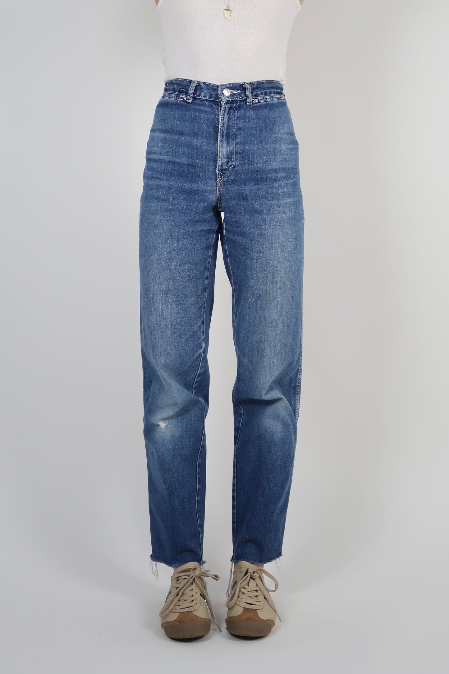 Late 1970s palm tree jeans