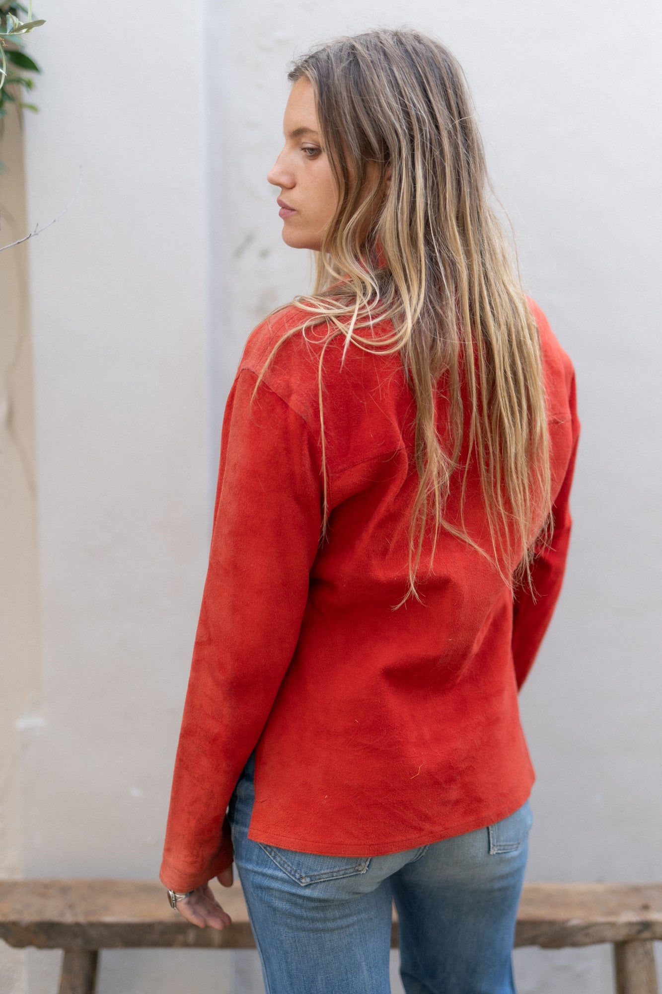 SUEDE HIPPIE SHIRT