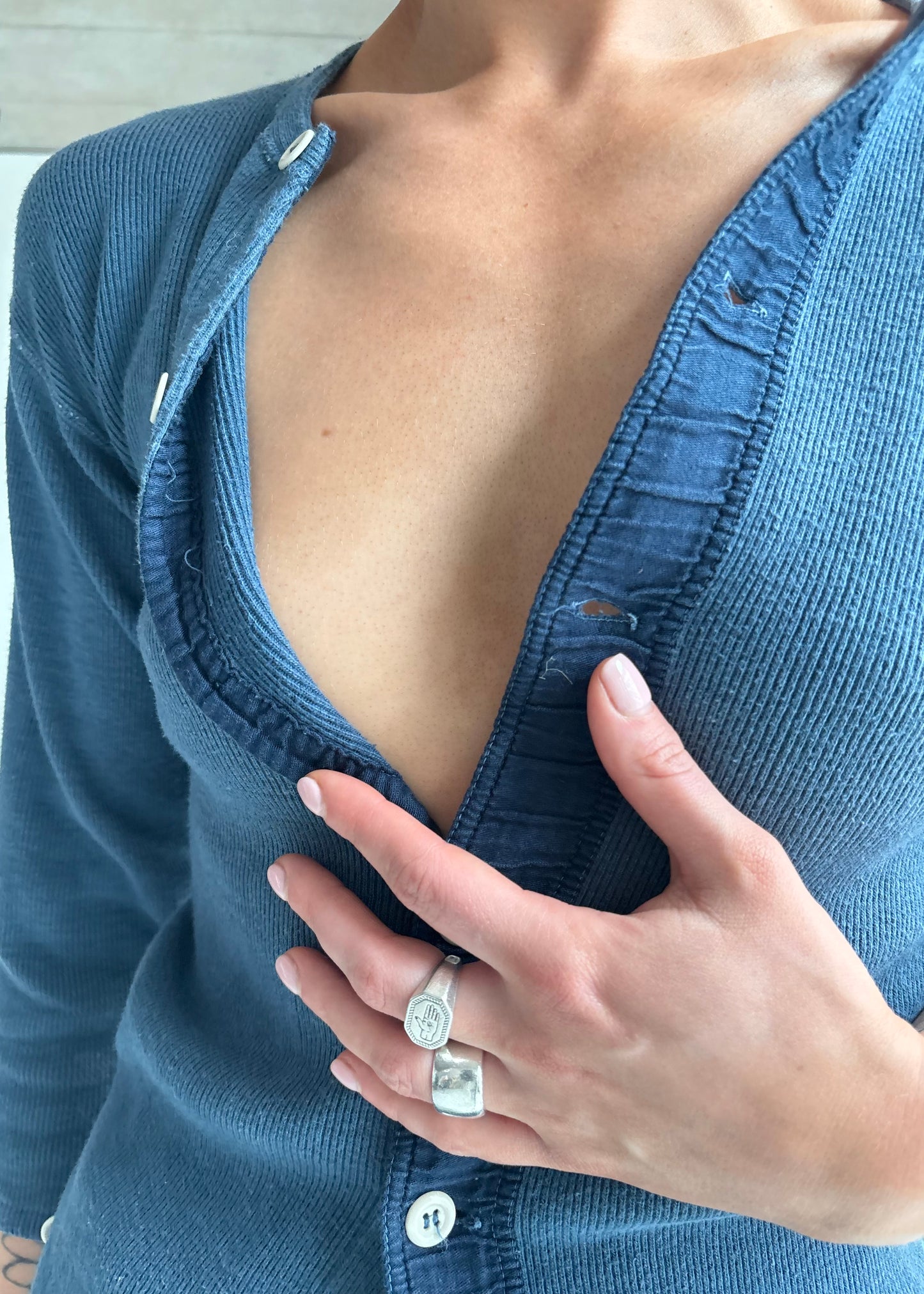 Rare marine Henley