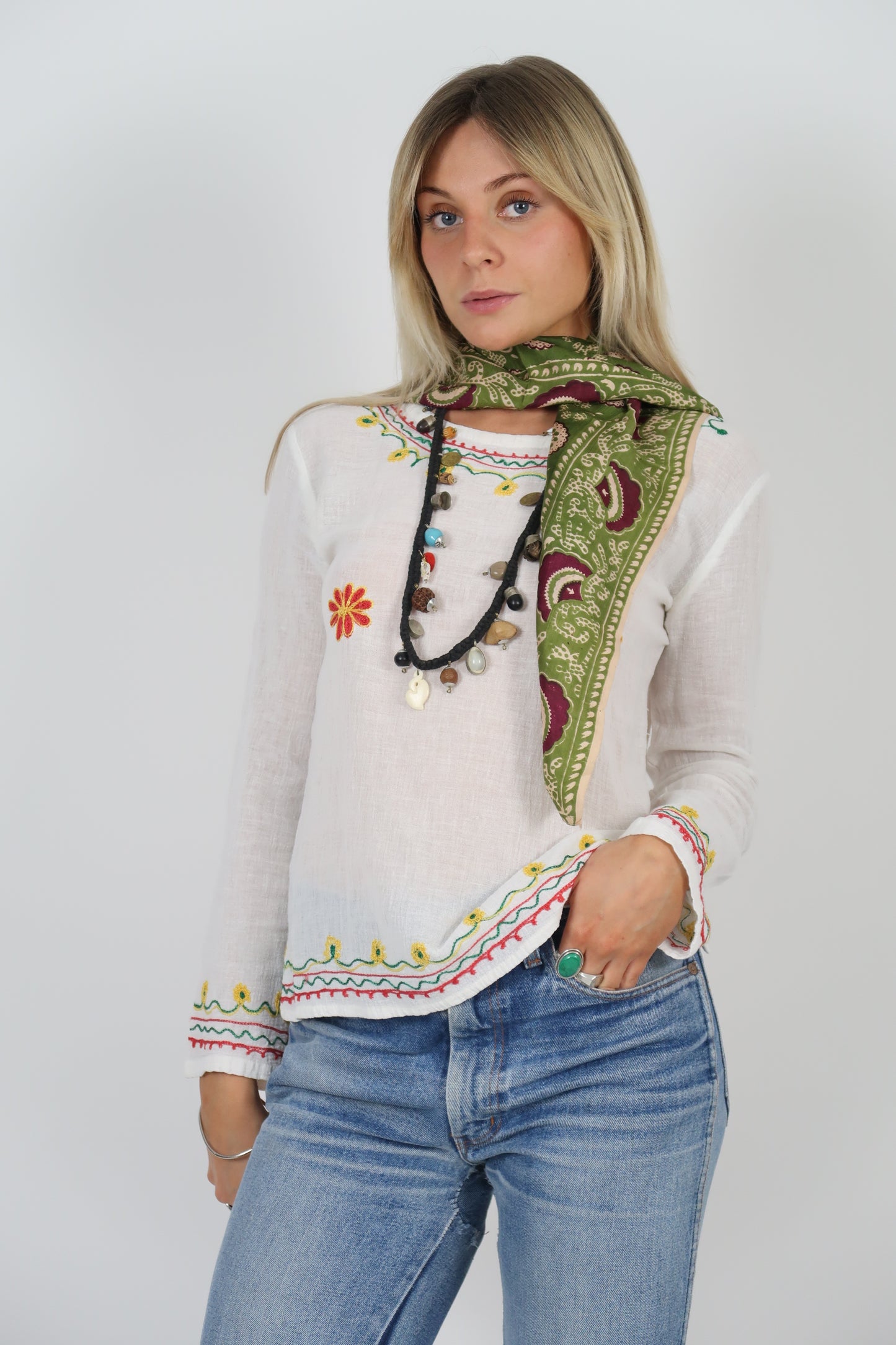 1960s silk scarf