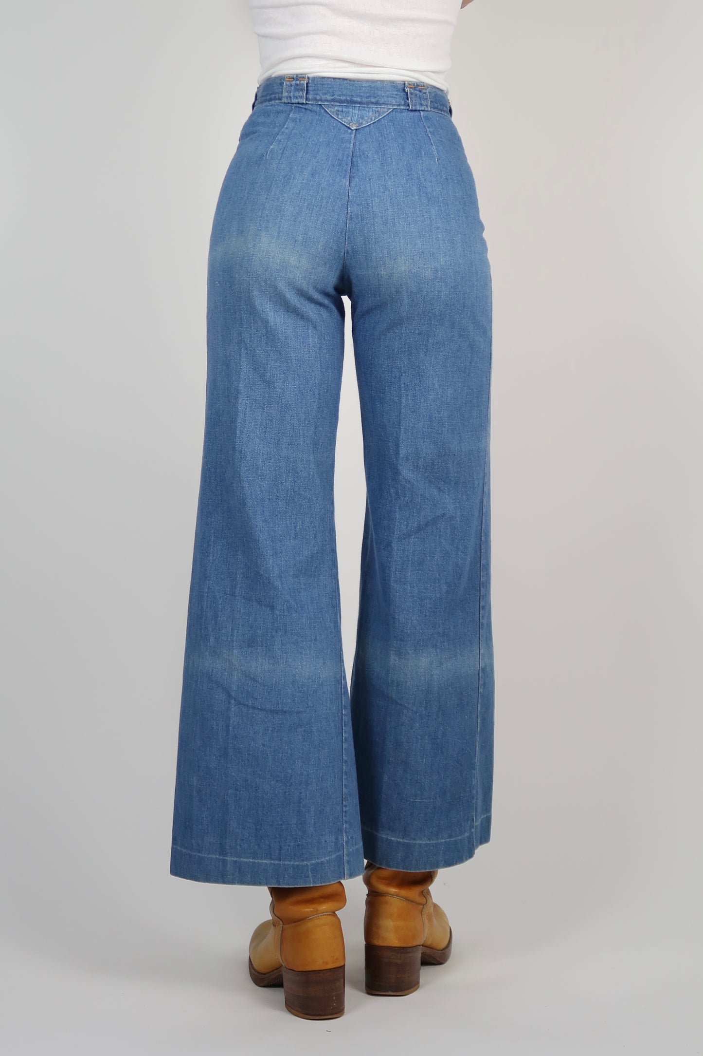 1970s cropped jeans