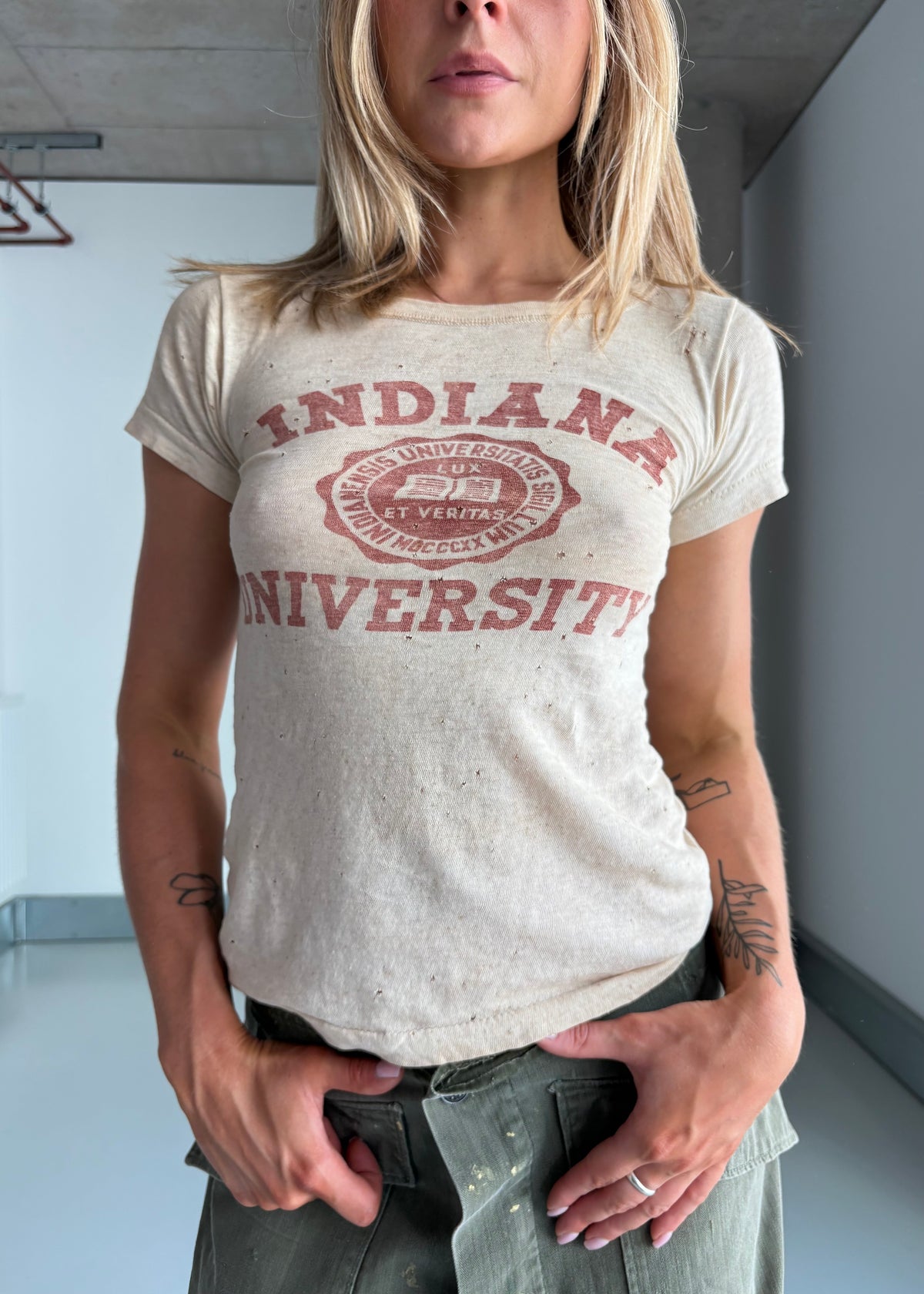 50s 60s Paper thin tee