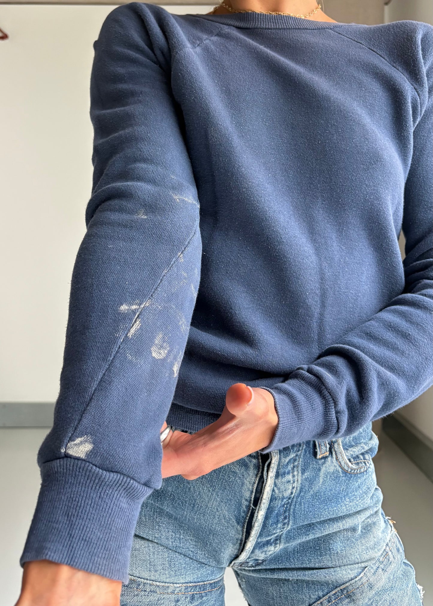 Navy 60s sweat