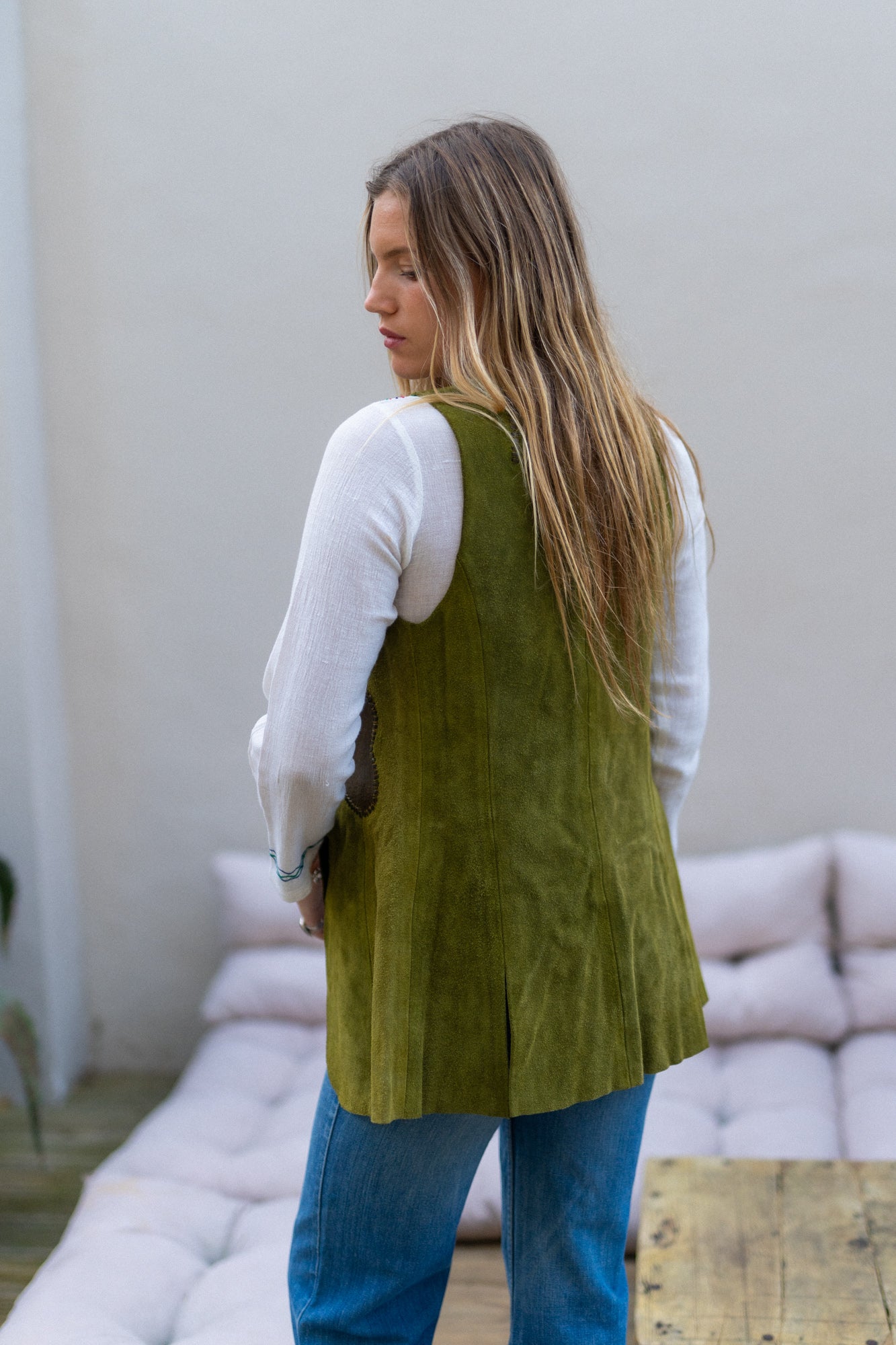 CHAR SUEDE VEST