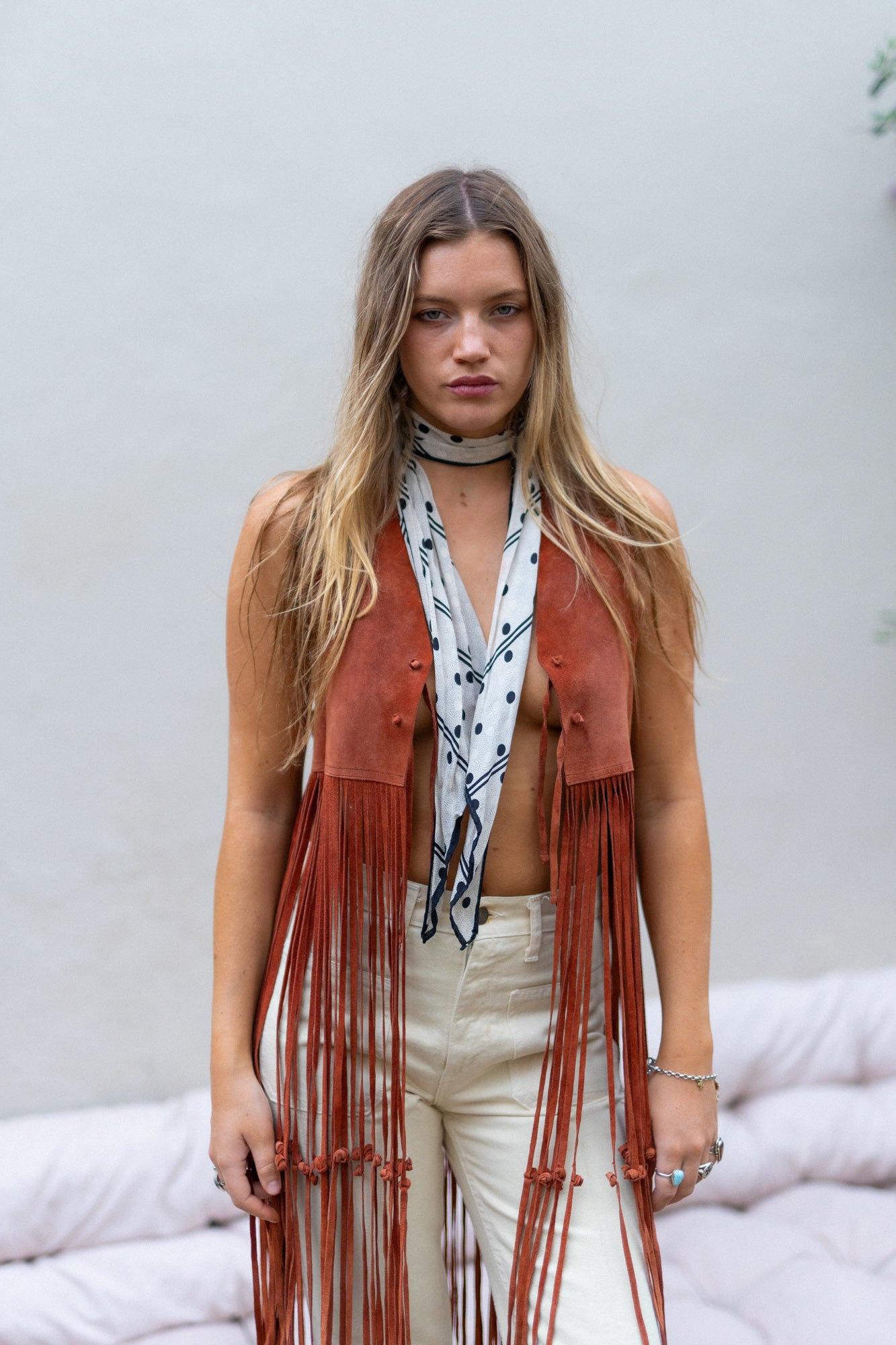 SILK DAGGER SCARF