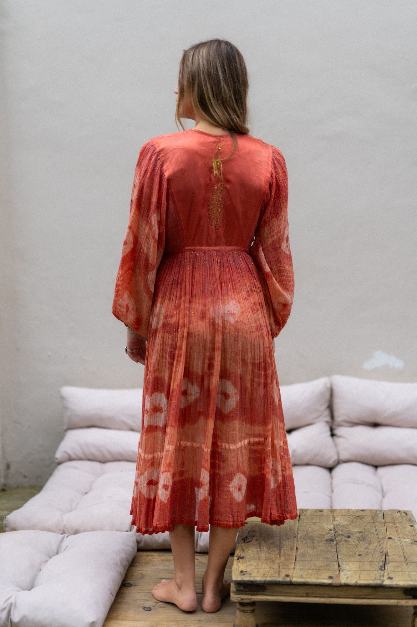 INDIAN LUREX PEACOCK DRESS