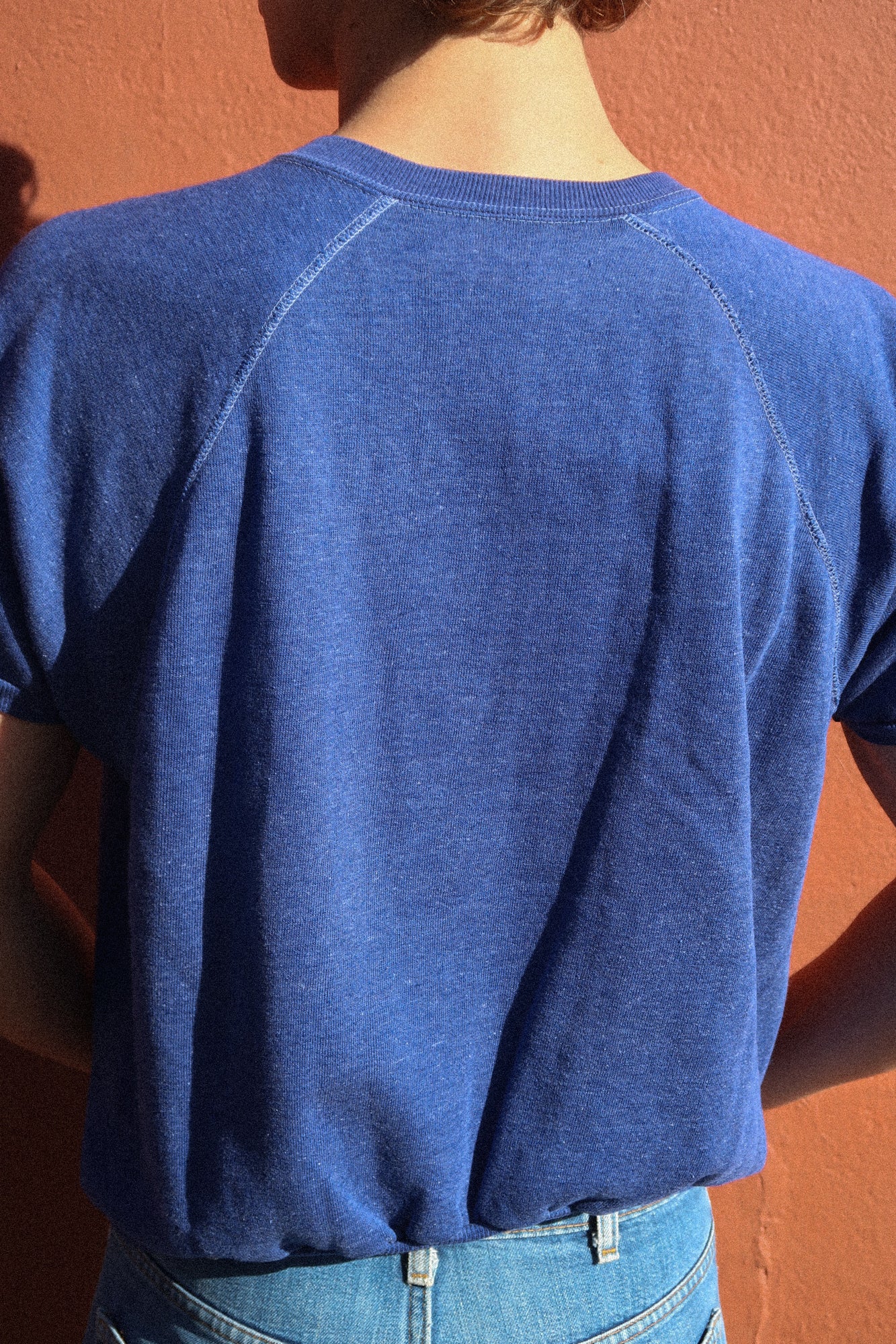 1960s blue sweatshirt