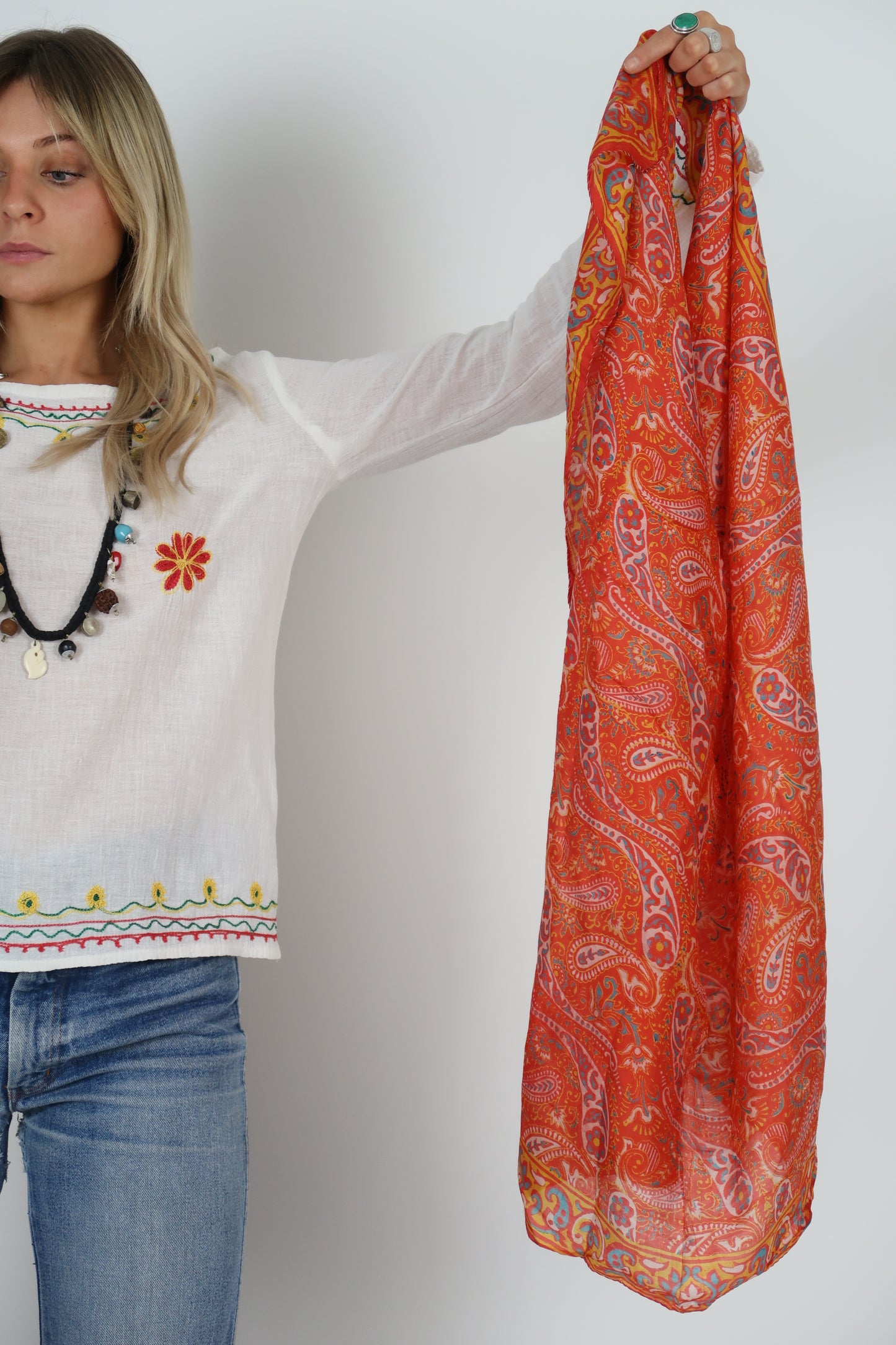 1970s silk scarf