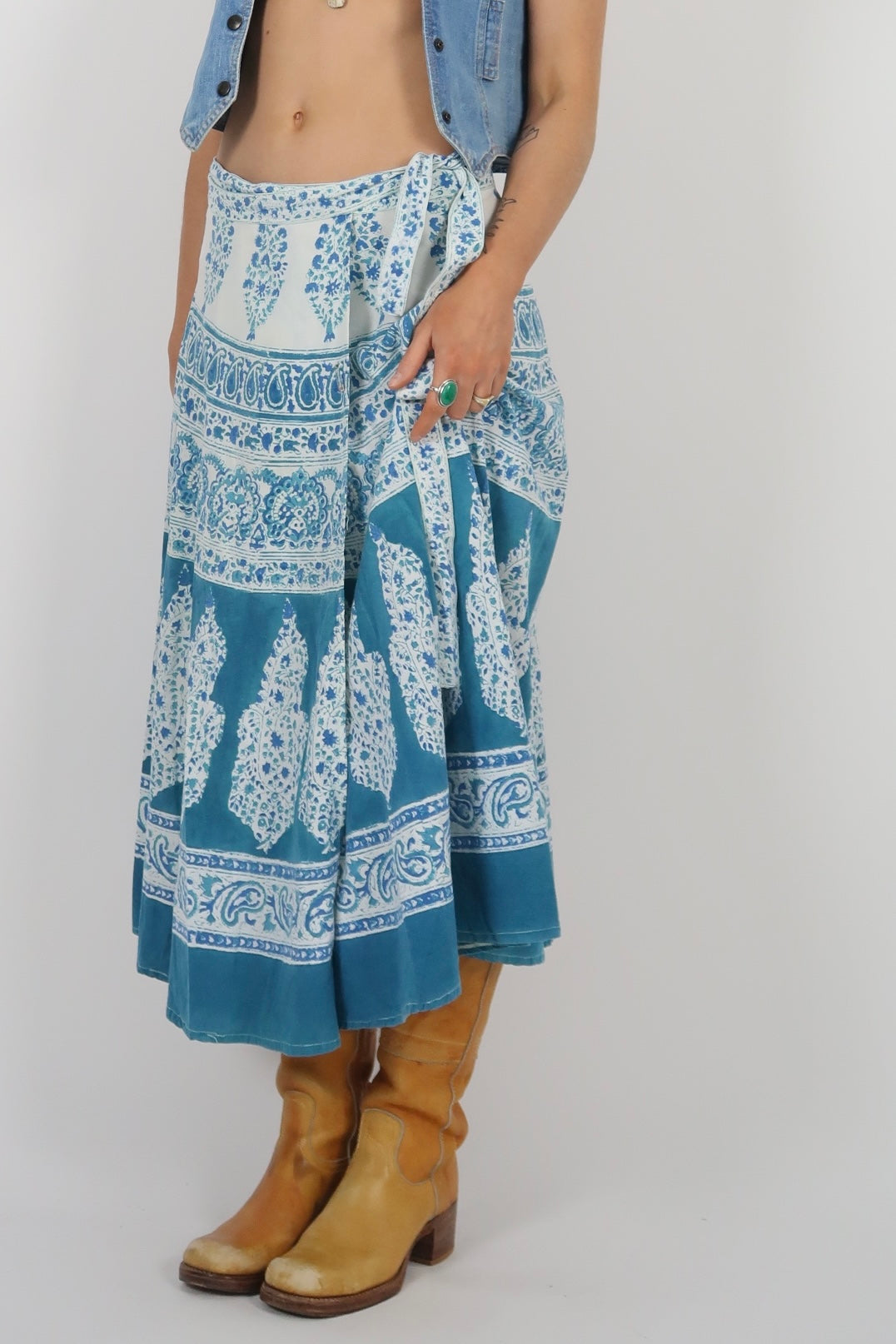 1970s Phool midi skirt