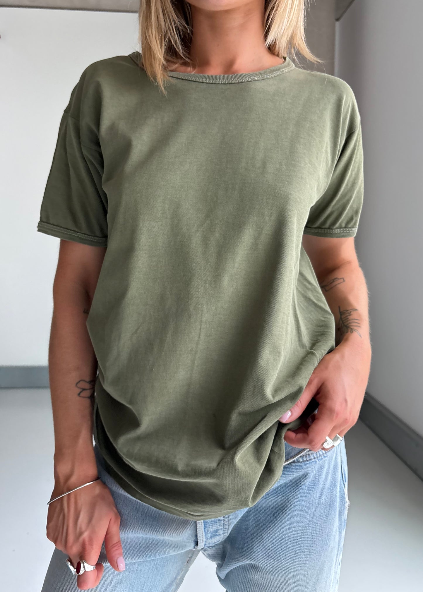 60S SLOUCHY ARMY TEE
